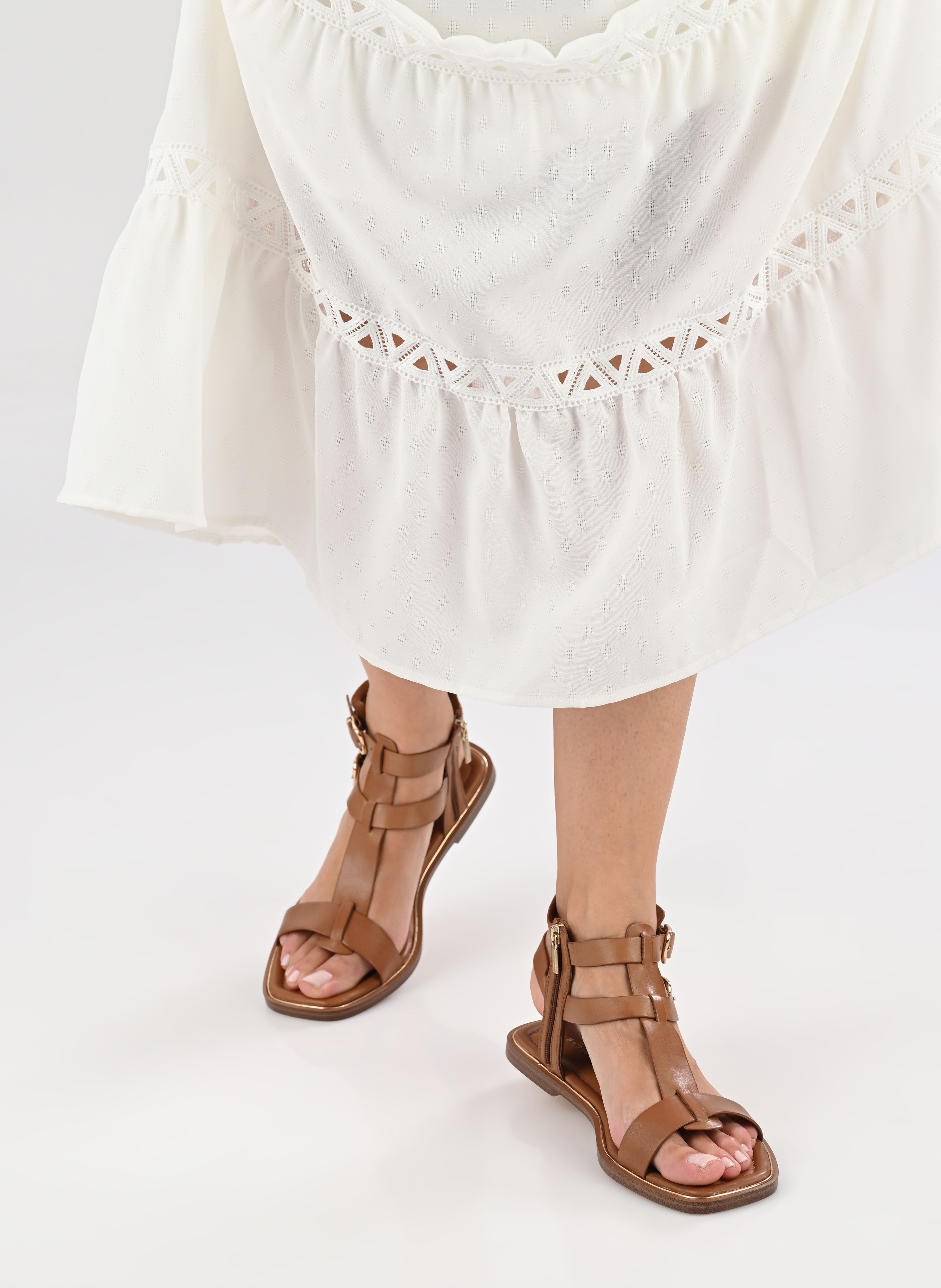 Flache Sandalen 28118-42 damen braun Tamaris Flache Sandalen 28118-42 damen braun COGNAC