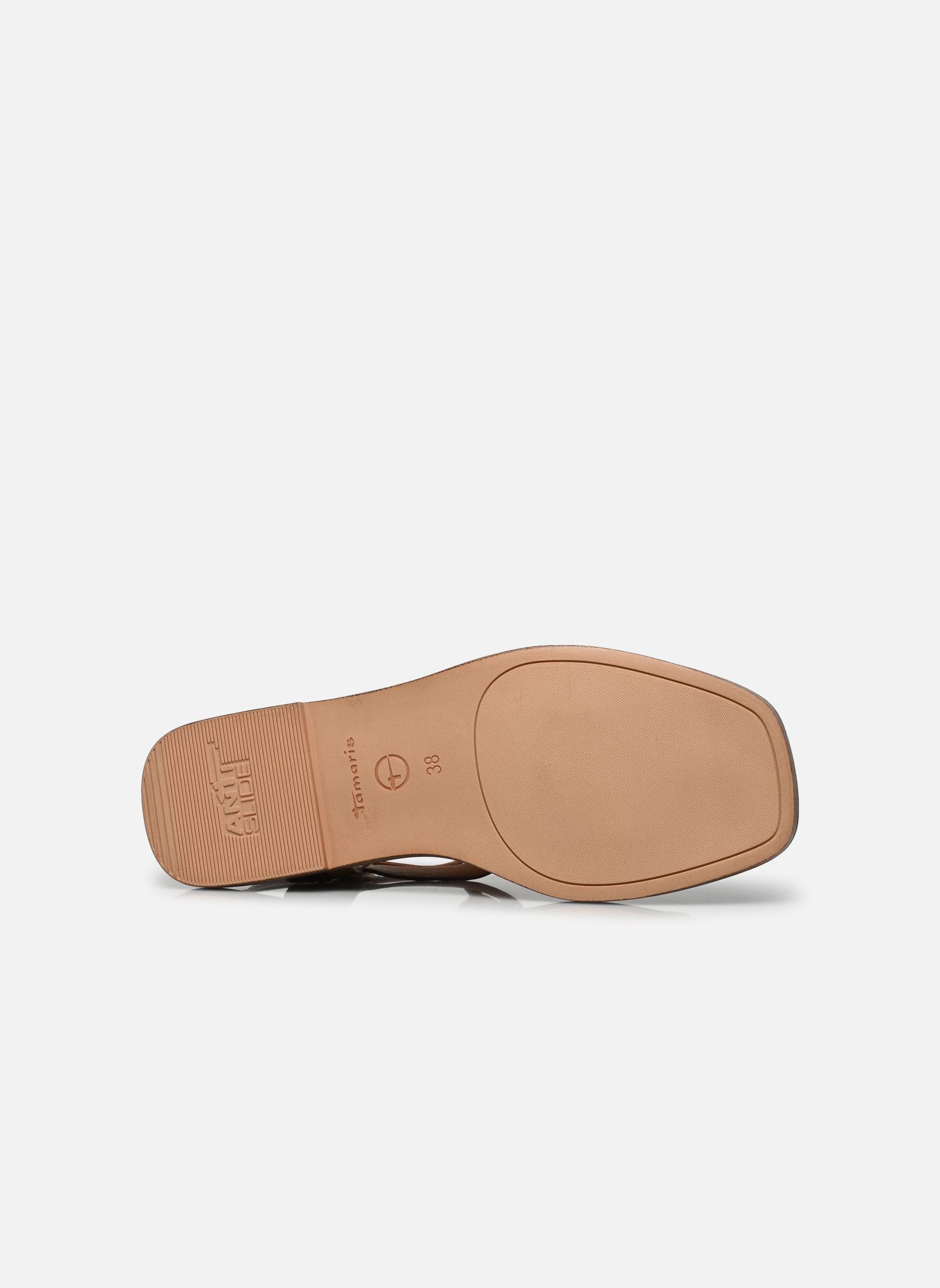 Flache Sandalen 28118-42 damen braun Tamaris Flache Sandalen 28118-42 damen braun COGNAC