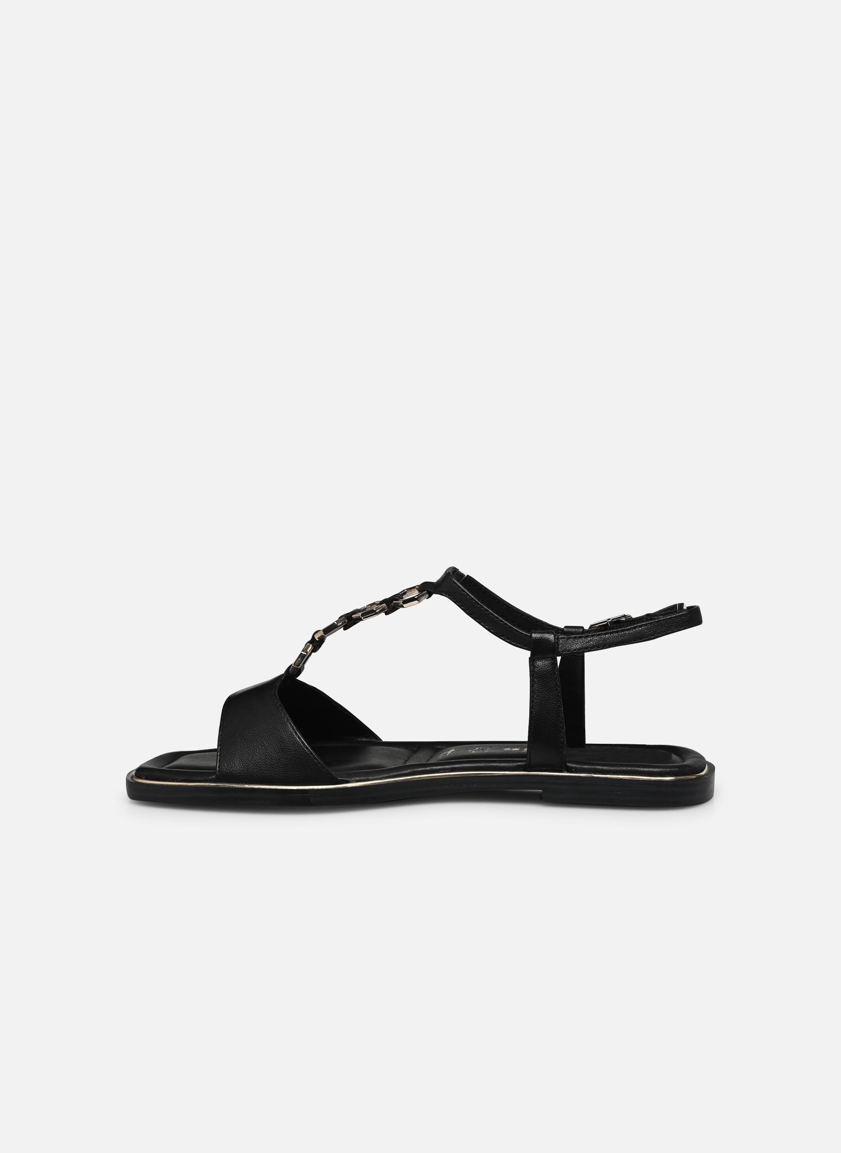 Platte sandalen 28120-42 dames zwart Tamaris Platte sandalen 28120-42 dames zwart BLACK