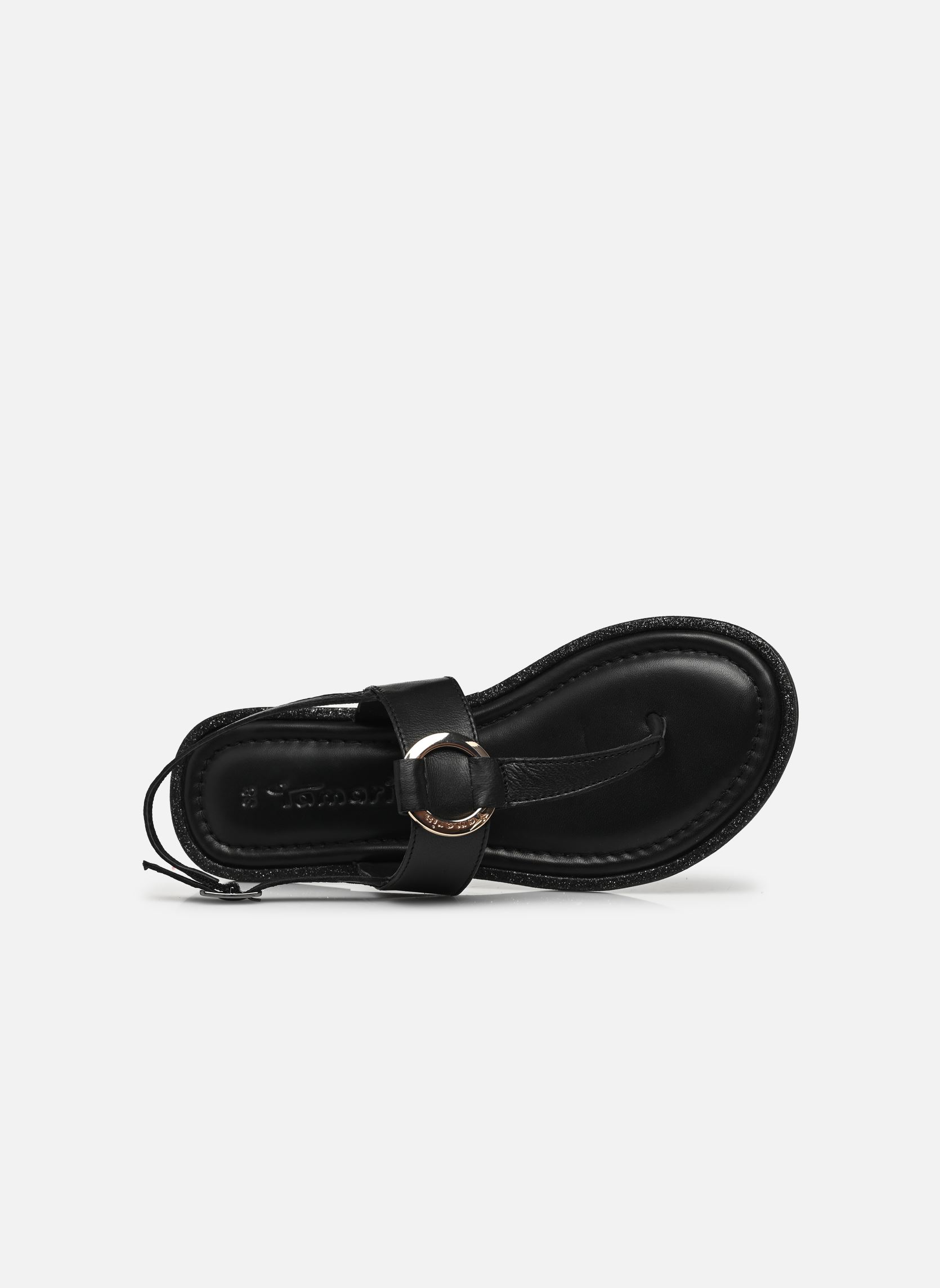 Sandales plates 28154-42 femme noir Tamaris Sandales plates 28154-42 femme noir BLACK