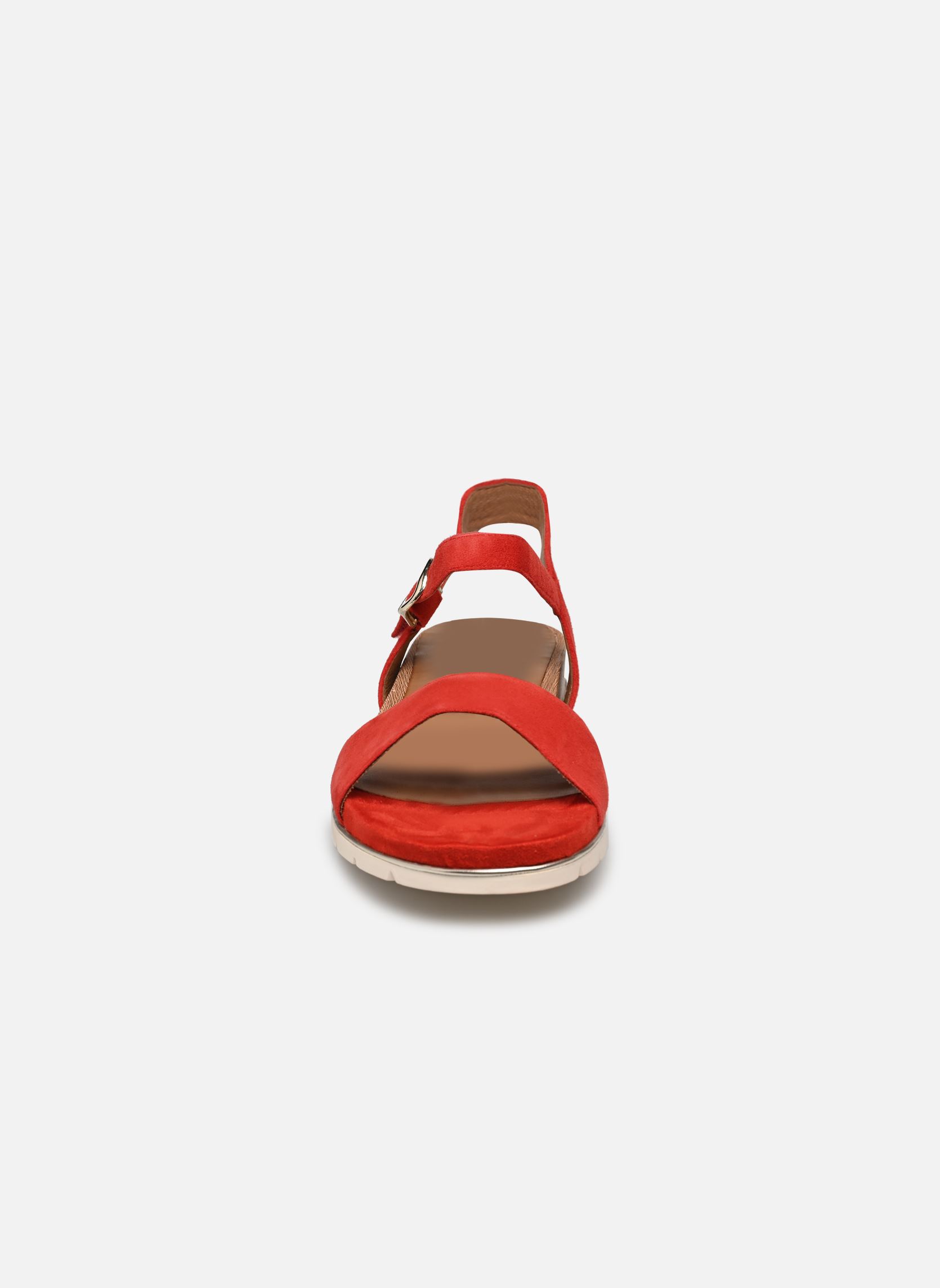 Sandali con zeppa e plateau 28166-42 donna rosso Tamaris Sandali con zeppa e plateau 28166-42 donna rosso RED
