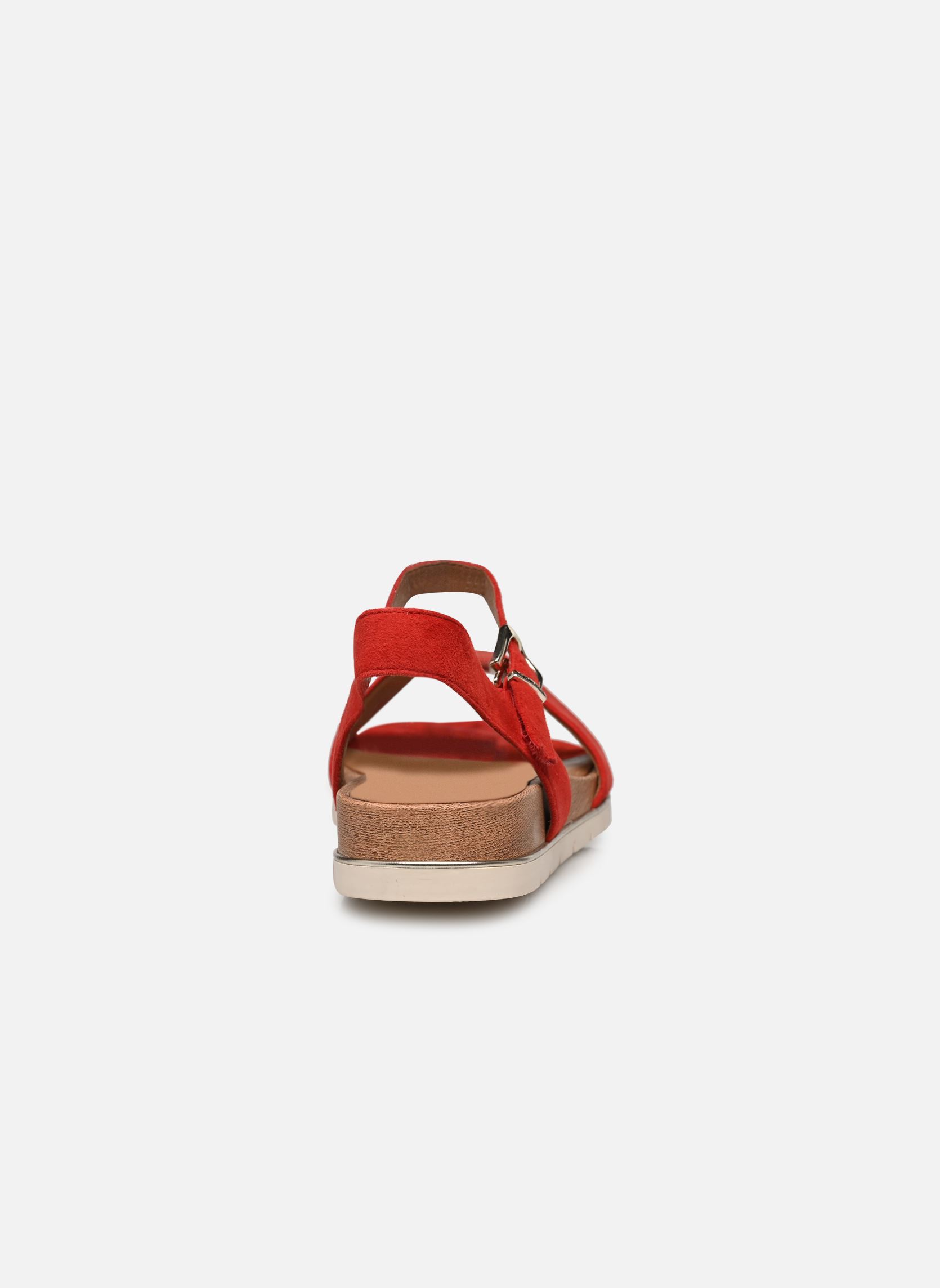 Sandali con zeppa e plateau 28166-42 donna rosso Tamaris Sandali con zeppa e plateau 28166-42 donna rosso RED