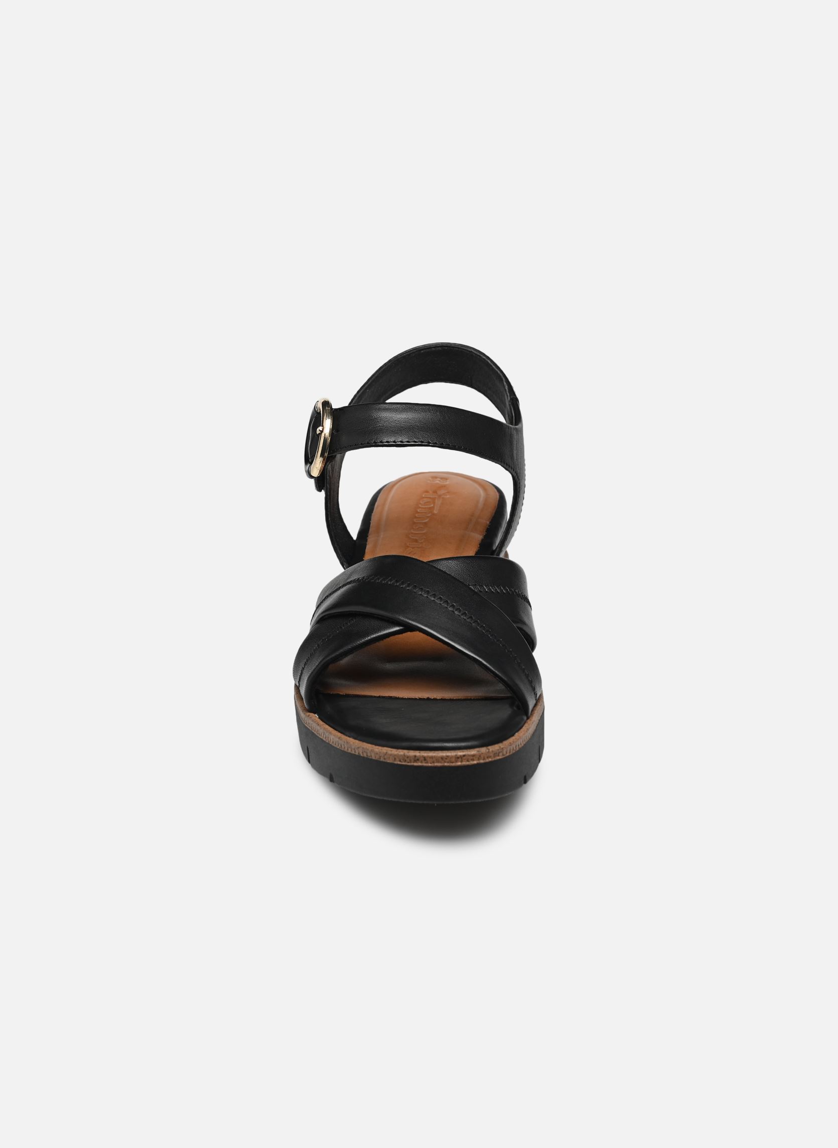 Sandales compensées et plateformes 28202-42 femme noir Tamaris Sandales compensées et plateformes 28202-42 femme noir BLACK LEATHER
