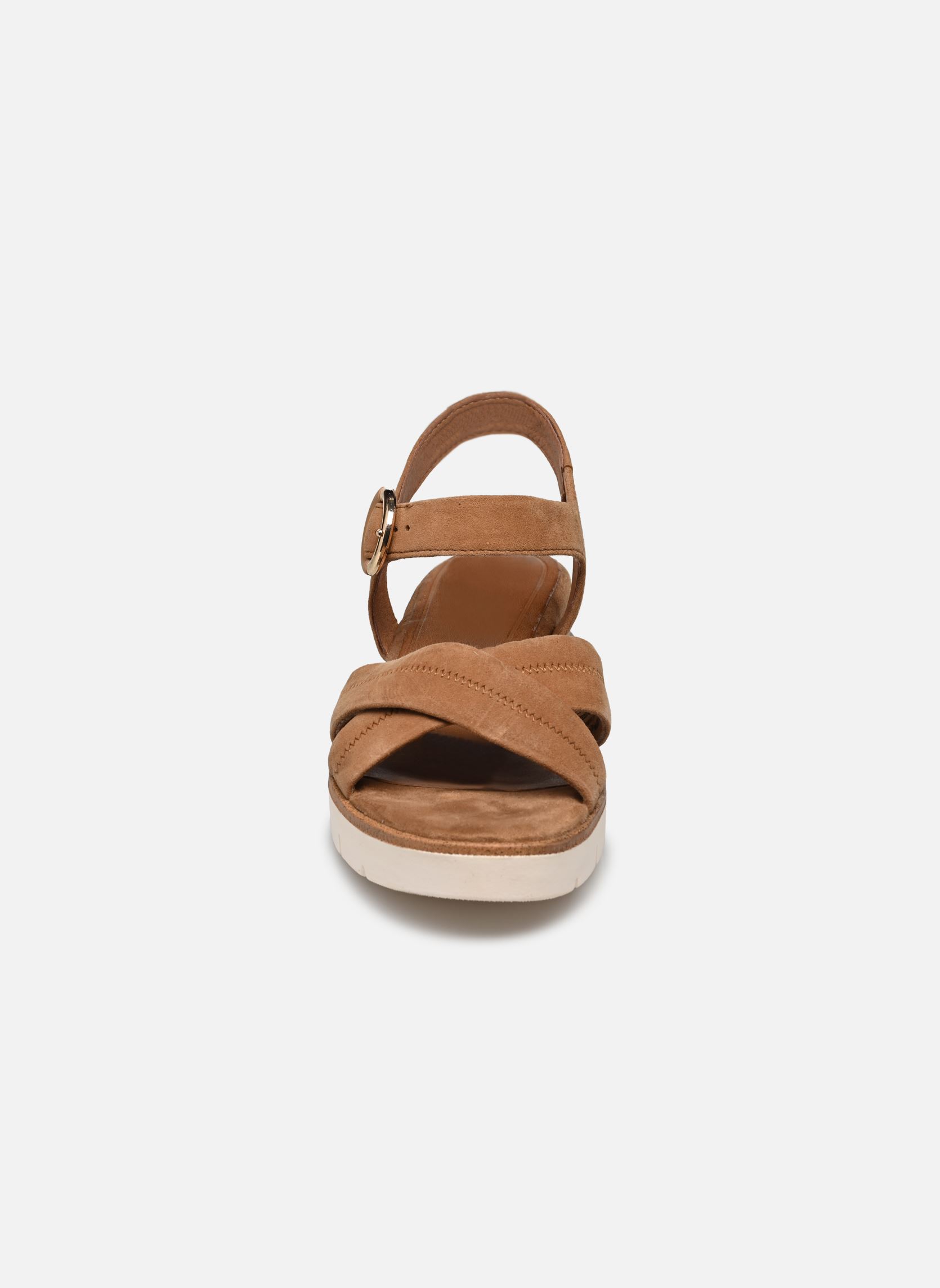 Sandali con zeppa e plateau 28202-42 donna marrone Tamaris Sandali con zeppa e plateau 28202-42 donna marrone CAMEL