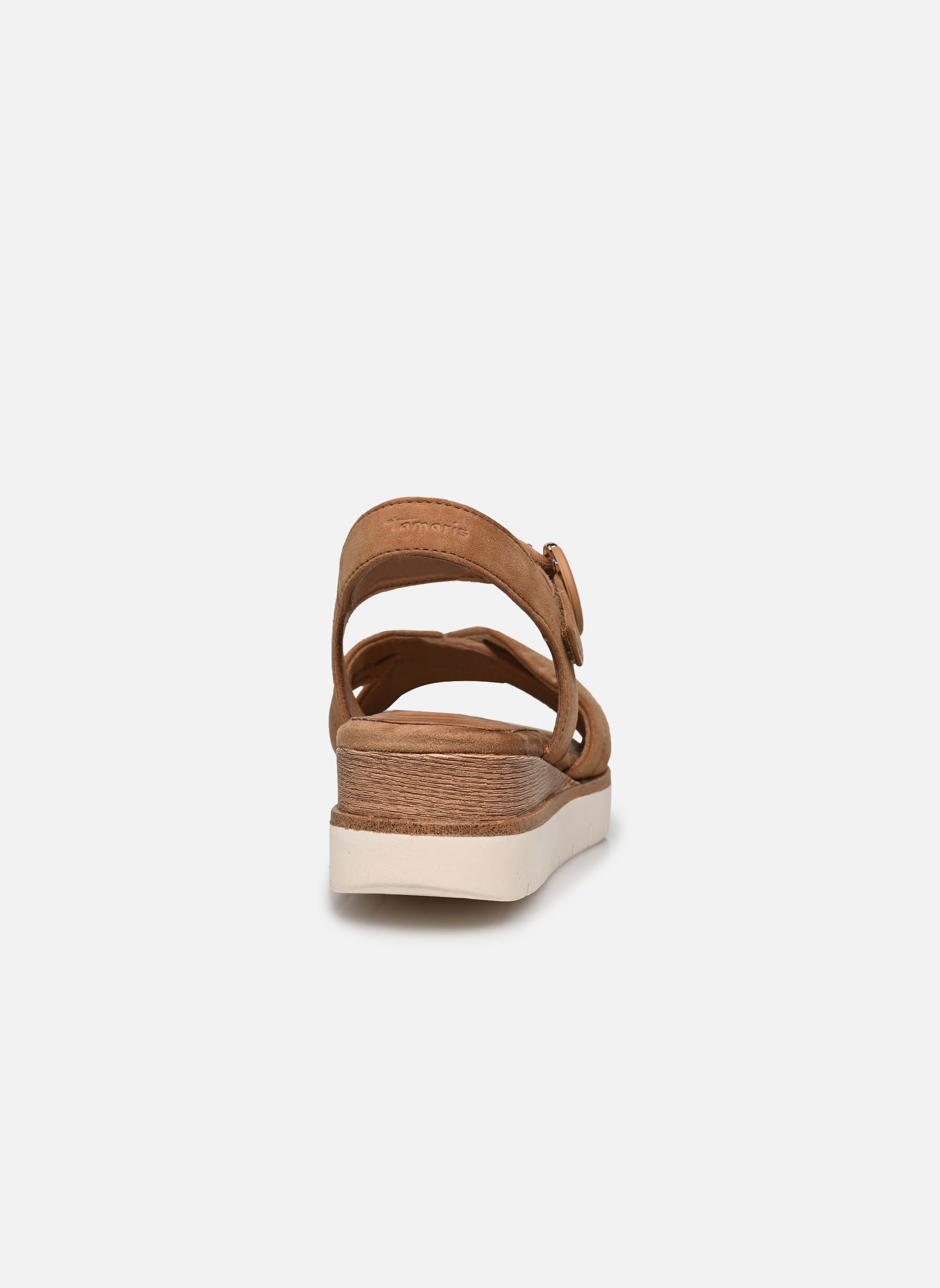 Sandali con zeppa e plateau 28202-42 donna marrone Tamaris Sandali con zeppa e plateau 28202-42 donna marrone CAMEL