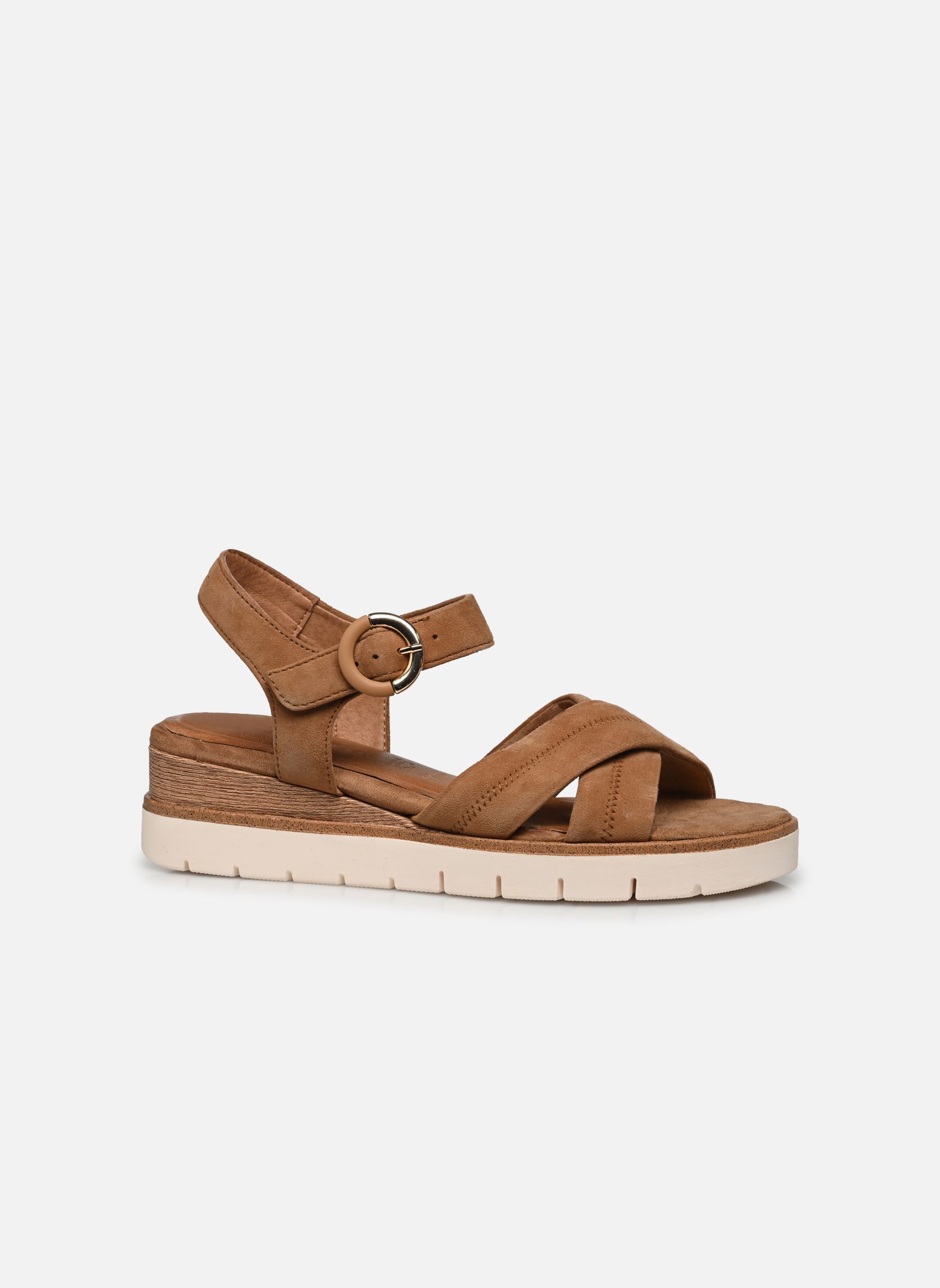 Sandali con zeppa e plateau 28202-42 donna marrone Tamaris Sandali con zeppa e plateau 28202-42 donna marrone CAMEL