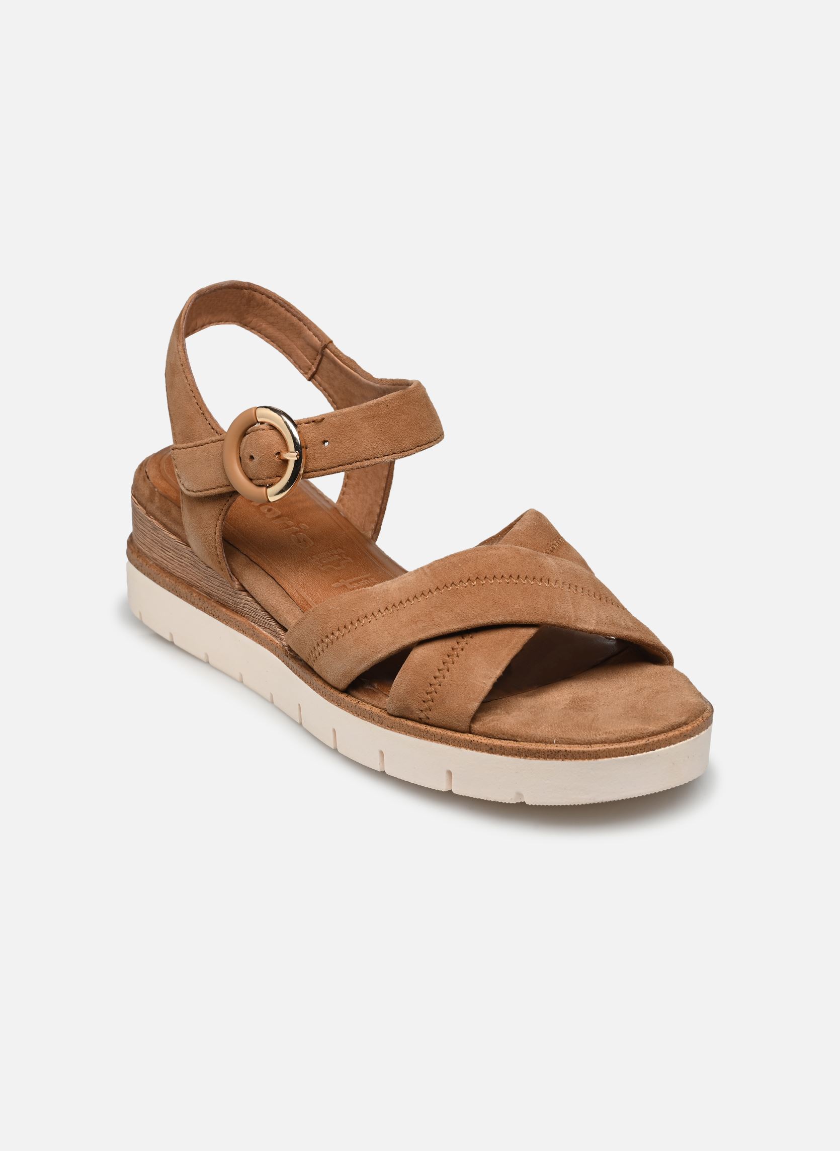Sandali con zeppa e plateau 28202-42 donna marrone Tamaris Sandali con zeppa e plateau 28202-42 donna marrone CAMEL