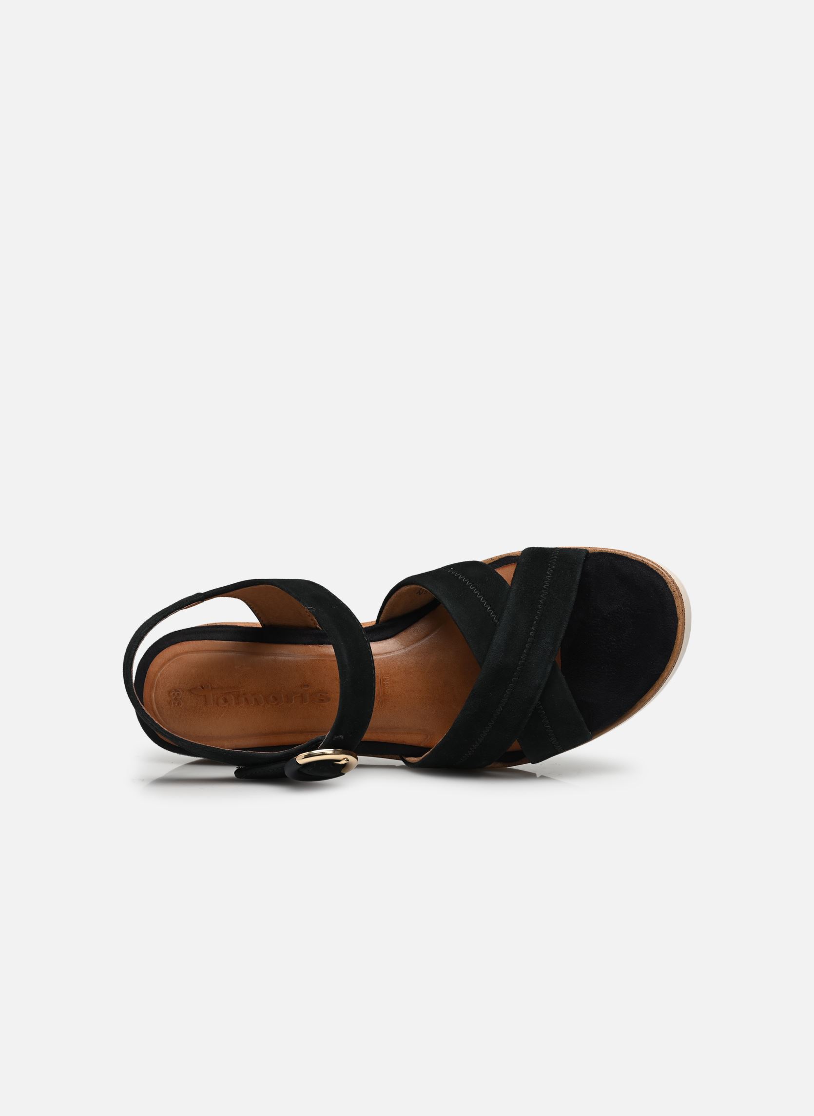 Sandales compensées et plateformes 28202-42 femme bleu Tamaris Sandales compensées et plateformes 28202-42 femme bleu NAVY