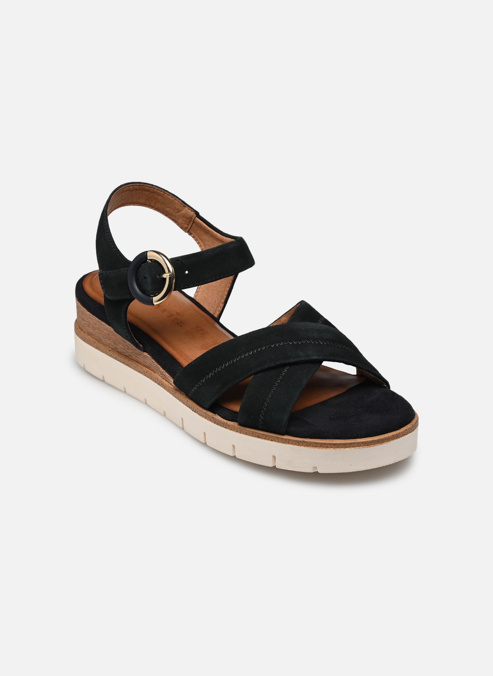 Sandales compensées et plateformes 28202-42 femme bleu Tamaris Sandales compensées et plateformes 28202-42 femme bleu NAVY