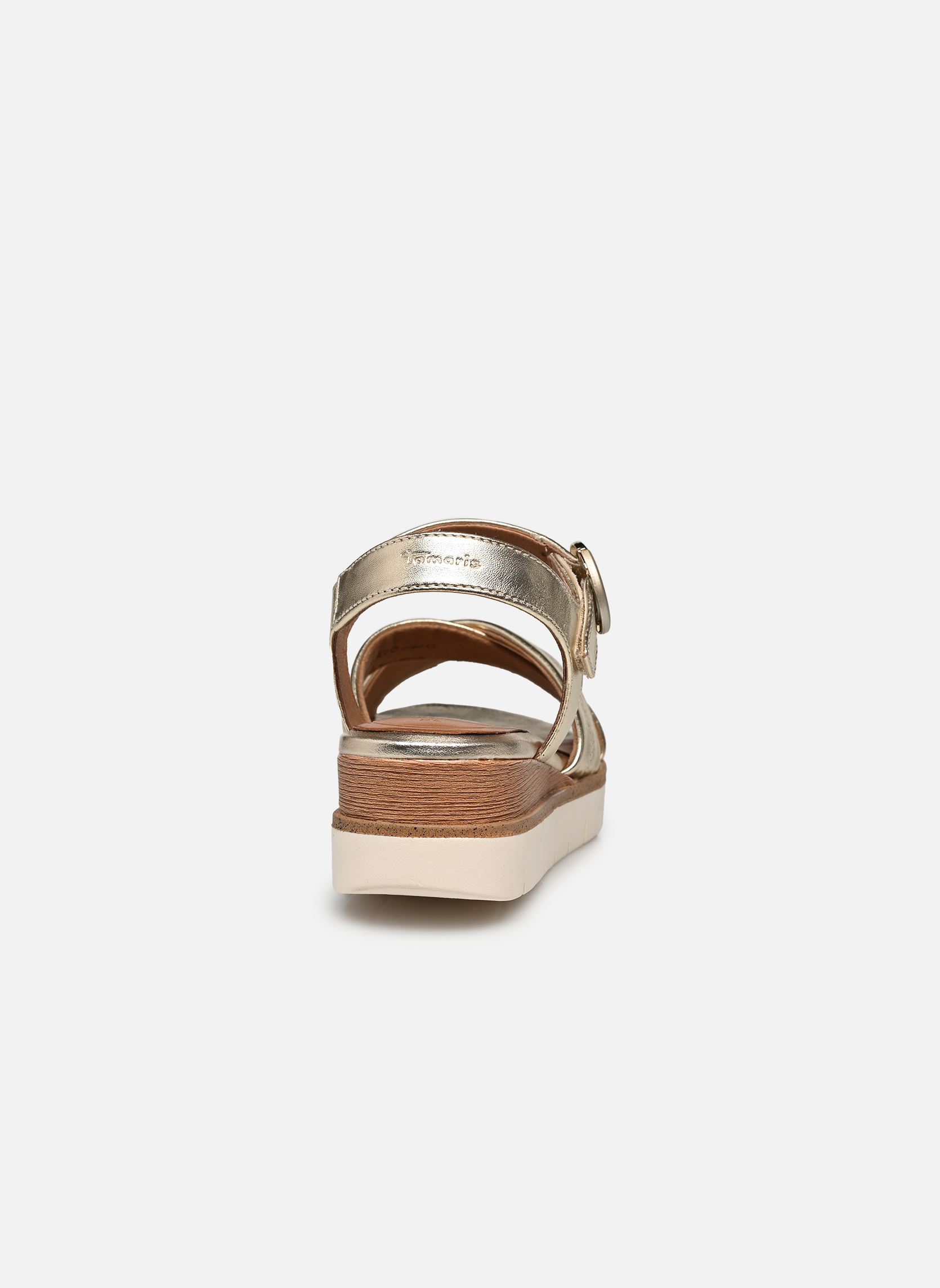 Sandali con zeppa e plateau 28202-42 donna argento Tamaris Sandali con zeppa e plateau 28202-42 donna argento LIGHT GOLD