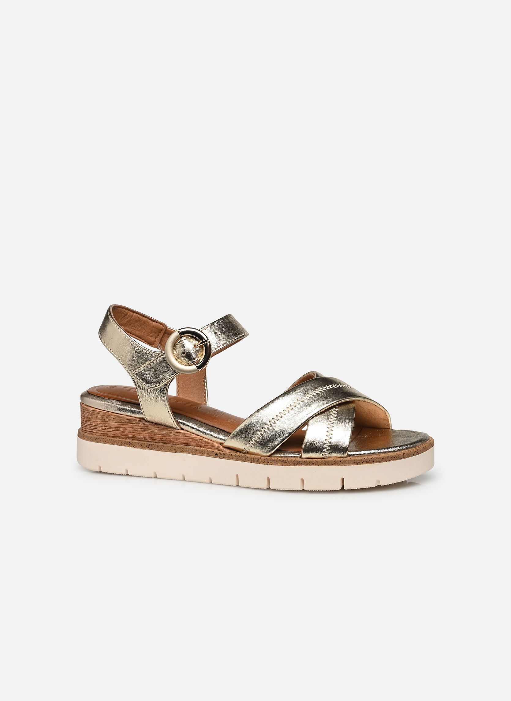Sandali con zeppa e plateau 28202-42 donna argento Tamaris Sandali con zeppa e plateau 28202-42 donna argento LIGHT GOLD