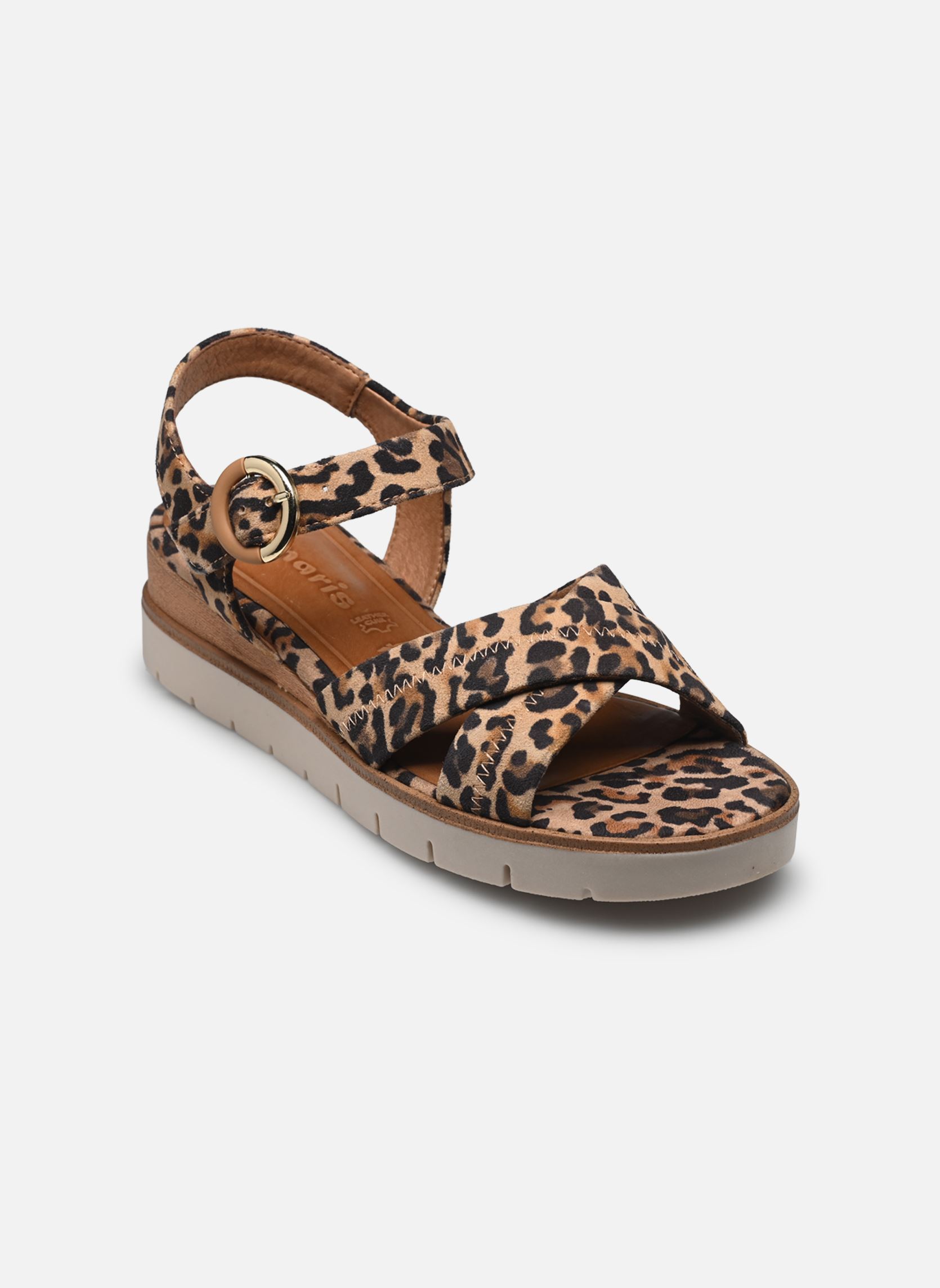 Sandales compensées et plateformes 28202-42 femme marron Tamaris Sandales compensées et plateformes 28202-42 femme marron LEOPARD