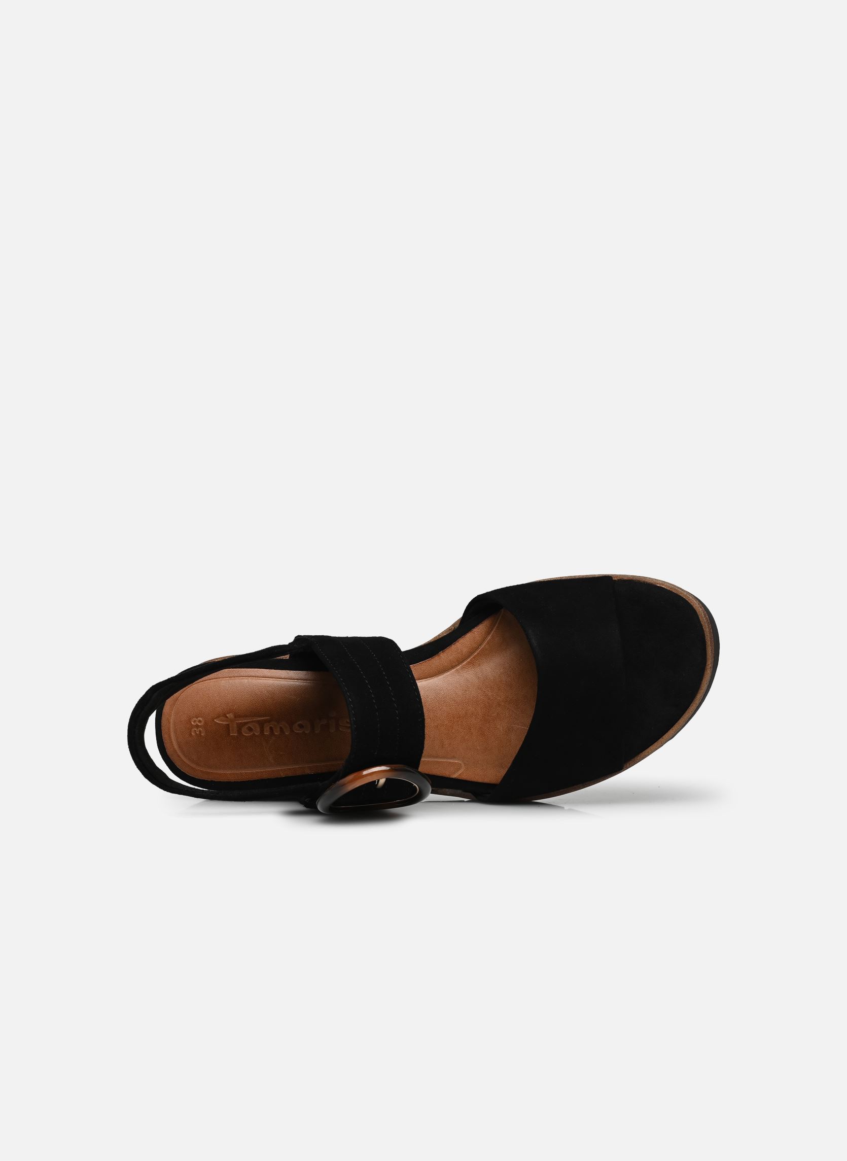 Keil- und Plateausandalen 28206-42 damen schwarz Tamaris Keil- und Plateausandalen 28206-42 damen schwarz BLACK UNI