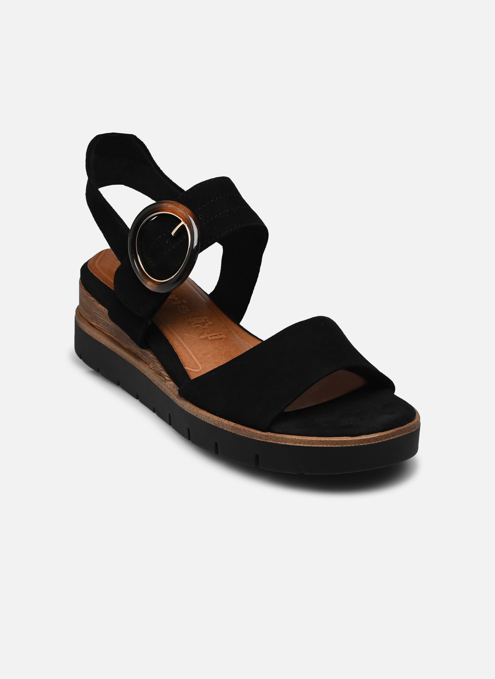 Keil- und Plateausandalen 28206-42 damen schwarz Tamaris Keil- und Plateausandalen 28206-42 damen schwarz BLACK UNI