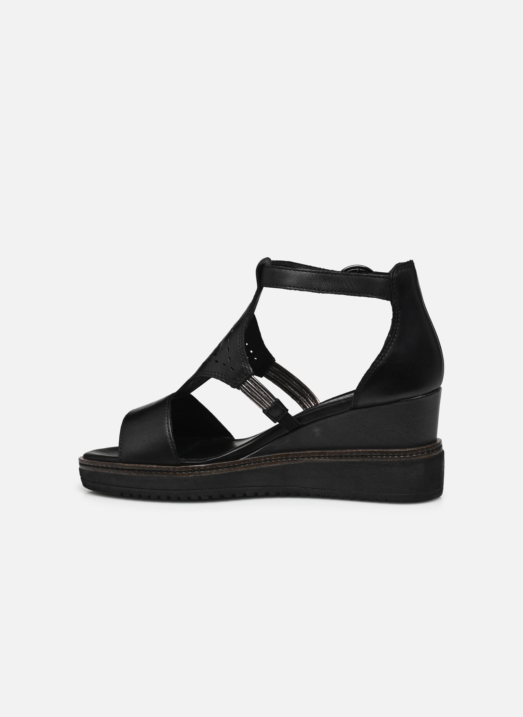 Sandales compensées et plateformes 28214-42 femme noir Tamaris Sandales compensées et plateformes 28214-42 femme noir BLACK