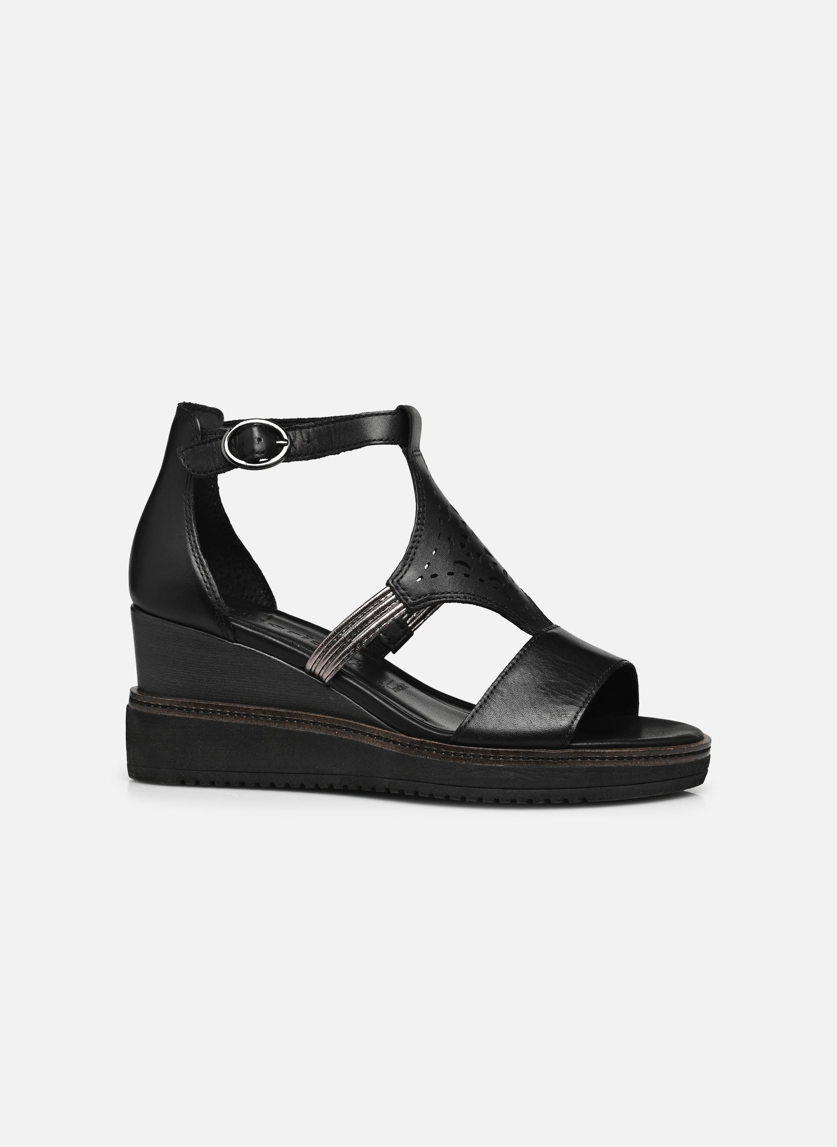 Sandales compensées et plateformes 28214-42 femme noir Tamaris Sandales compensées et plateformes 28214-42 femme noir BLACK