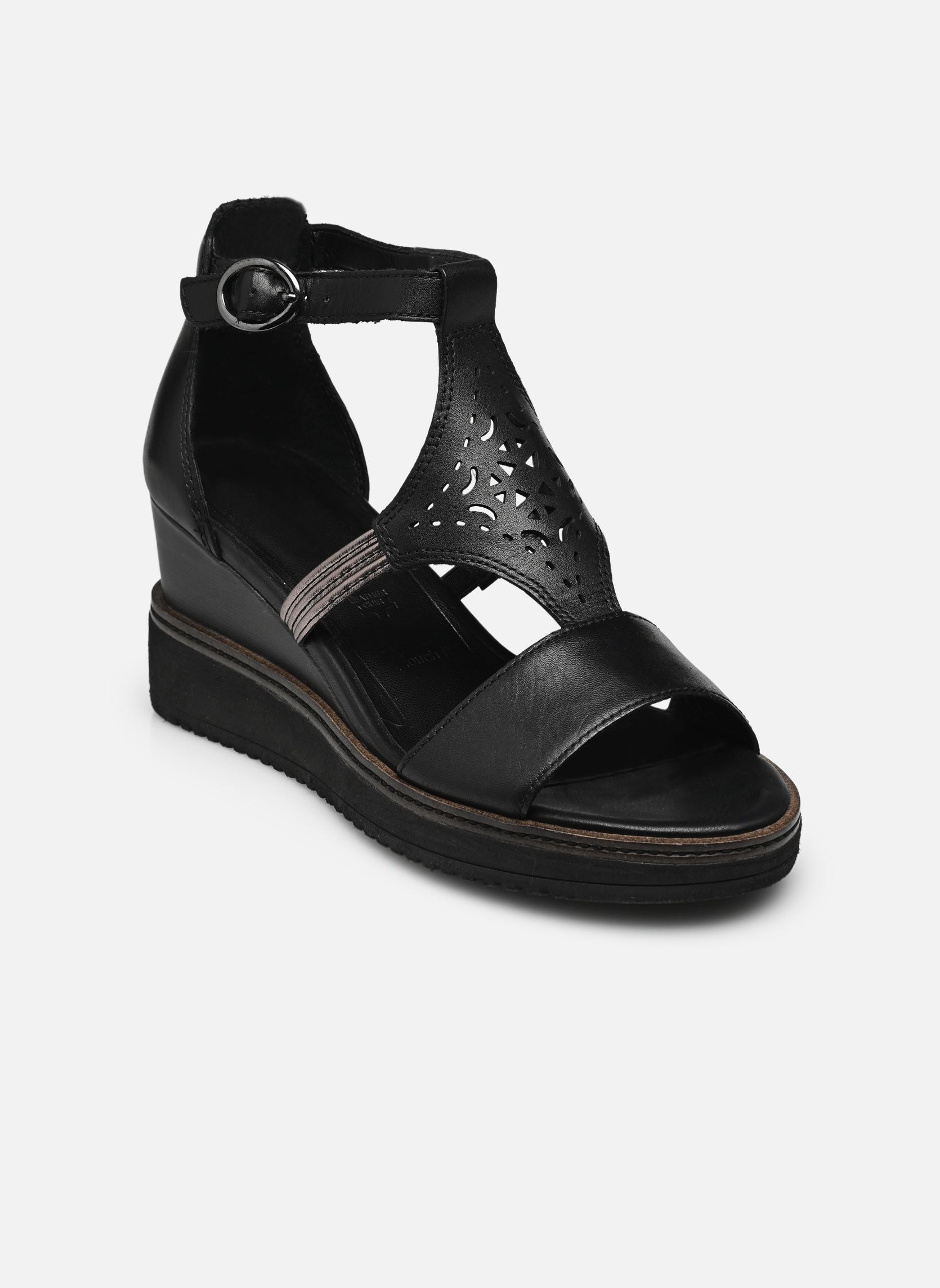 Sandales compensées et plateformes 28214-42 femme noir Tamaris Sandales compensées et plateformes 28214-42 femme noir BLACK