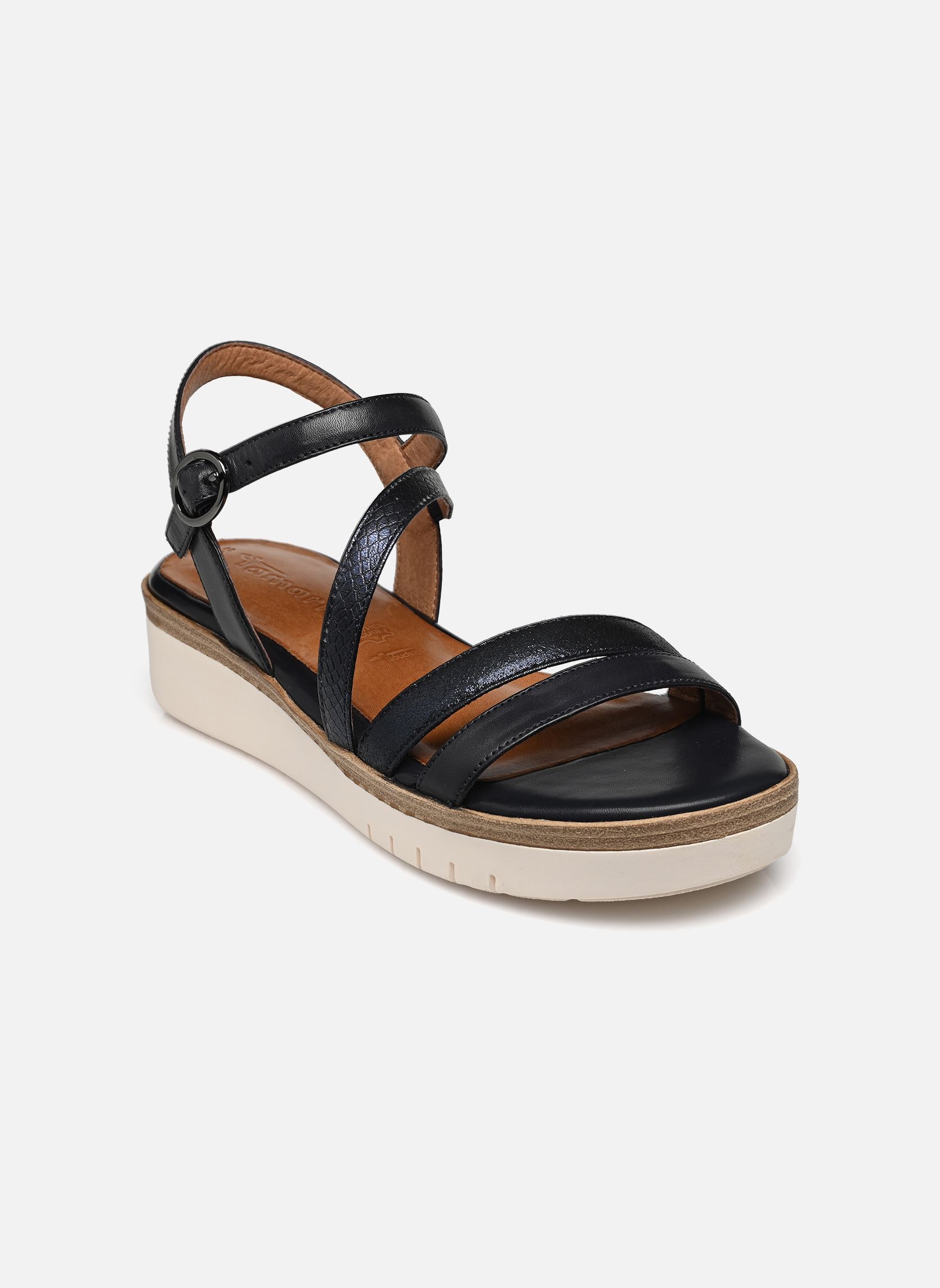 Sandales compensées et plateformes 28215-42 femme bleu Tamaris Sandales compensées et plateformes 28215-42 femme bleu NAVY