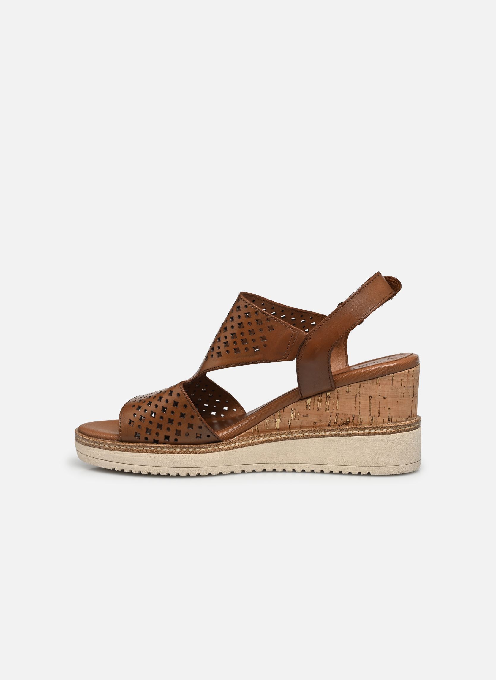 Keil- und Plateausandalen 28218-42 damen braun Tamaris Keil- und Plateausandalen 28218-42 damen braun COGNAC