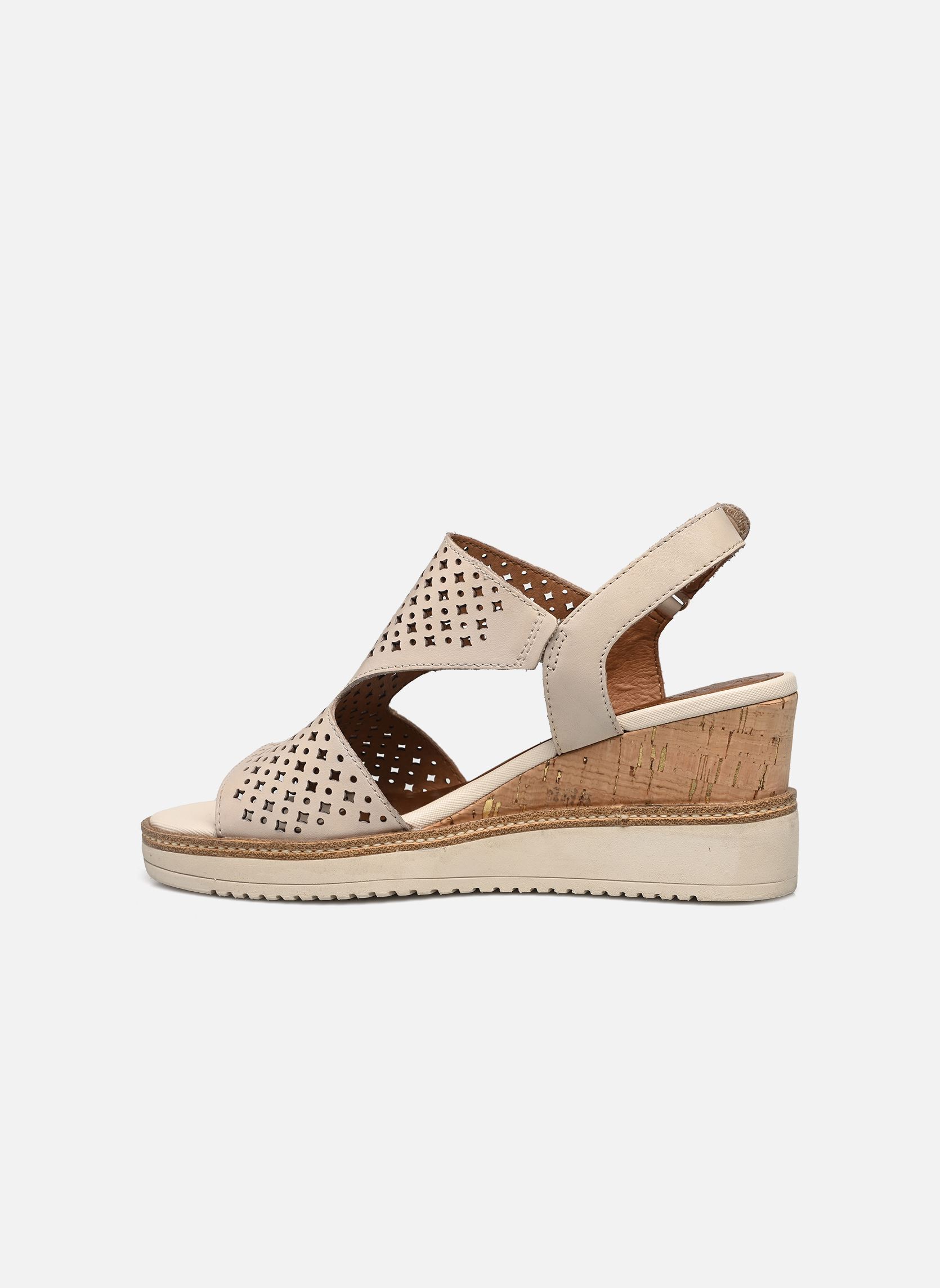 Sandales compensées et plateformes 28218-42 femme beige Tamaris Sandales compensées et plateformes 28218-42 femme beige IVORY