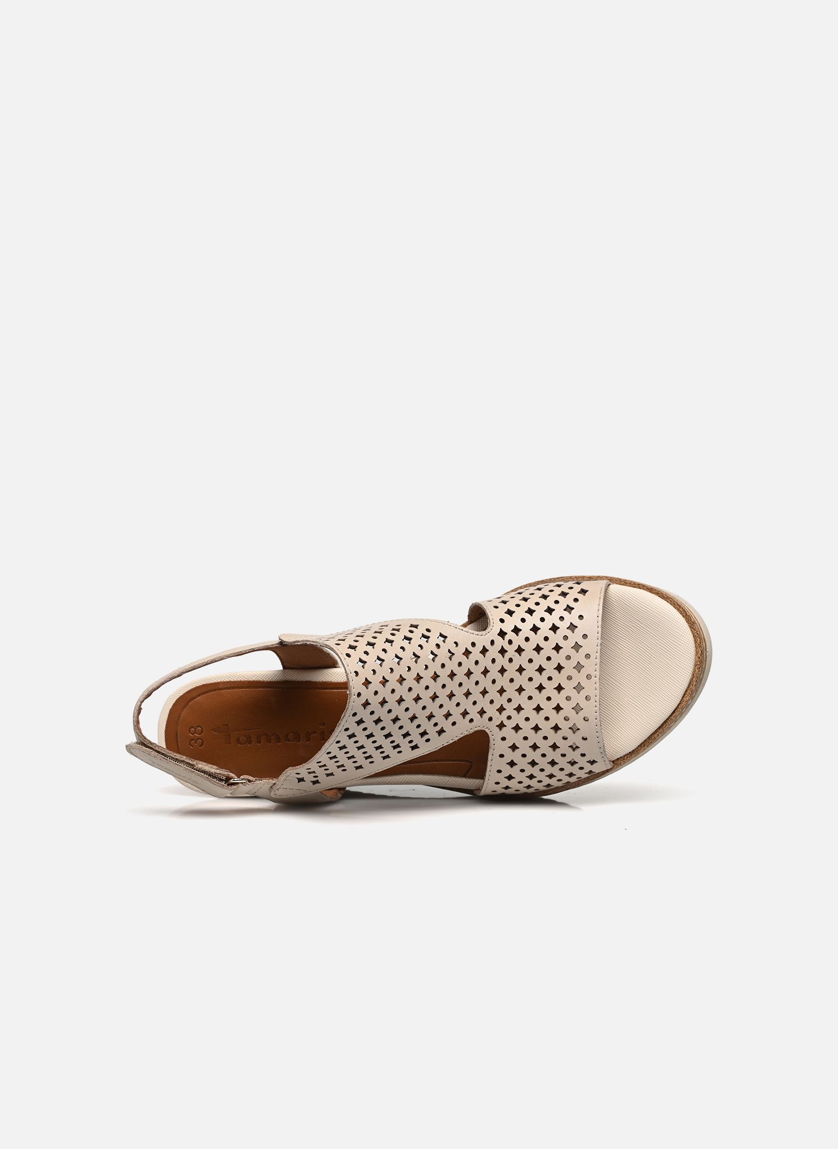 Sandales compensées et plateformes 28218-42 femme beige Tamaris Sandales compensées et plateformes 28218-42 femme beige IVORY