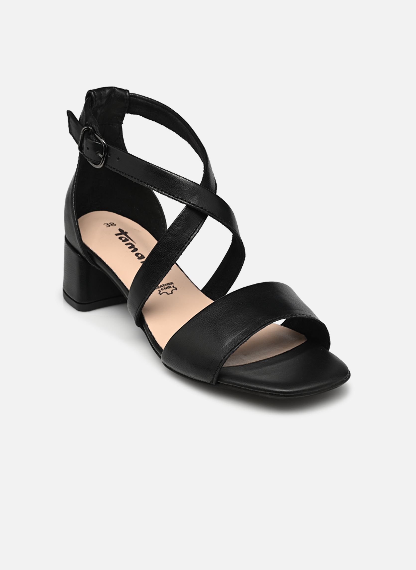 Sandalen 28235-42 damen schwarz Tamaris Sandalen 28235-42 damen schwarz BLACK LEATHER
