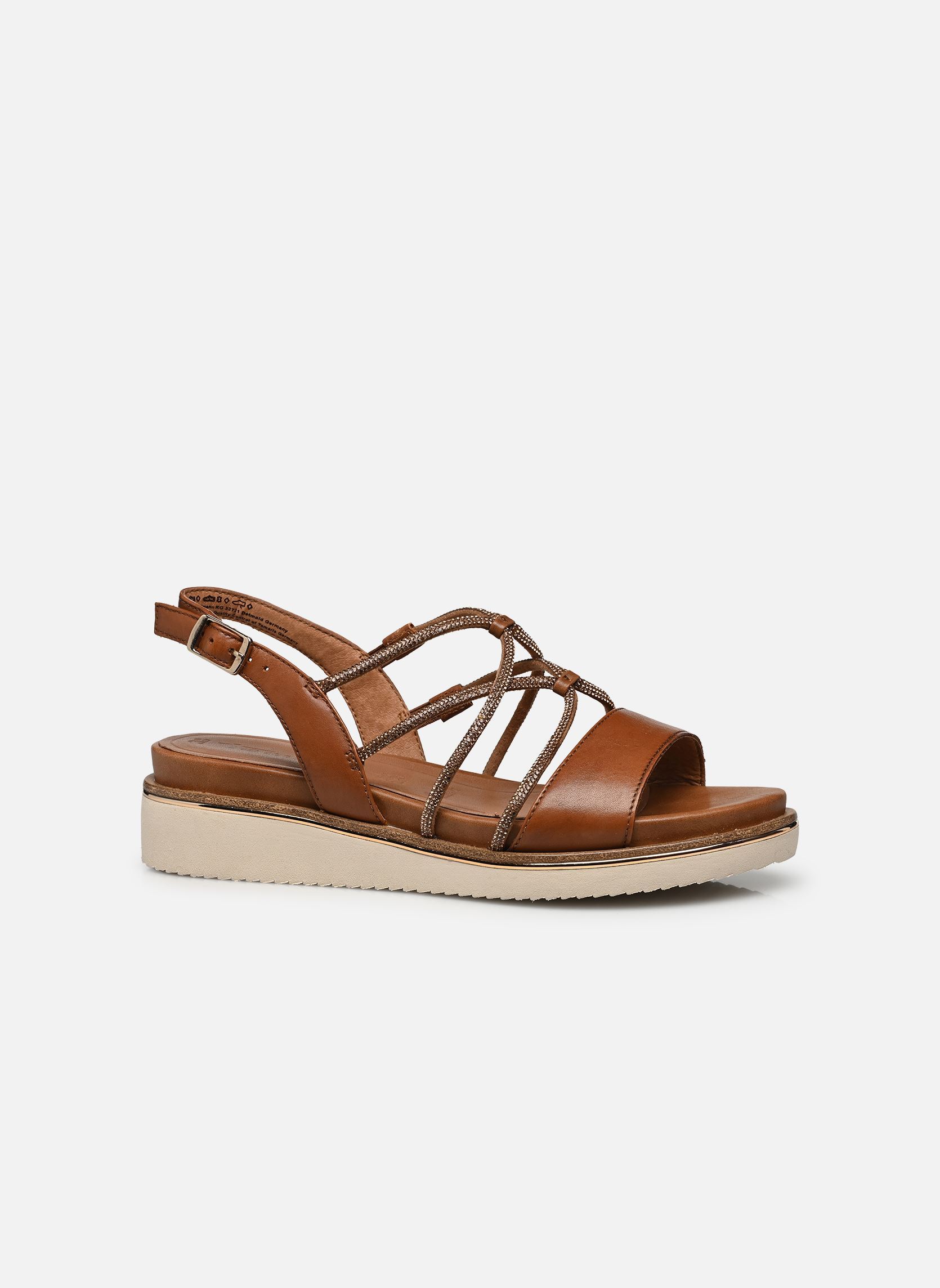 Sandali con zeppa e plateau 28257-42 donna marrone Tamaris Sandali con zeppa e plateau 28257-42 donna marrone NUT