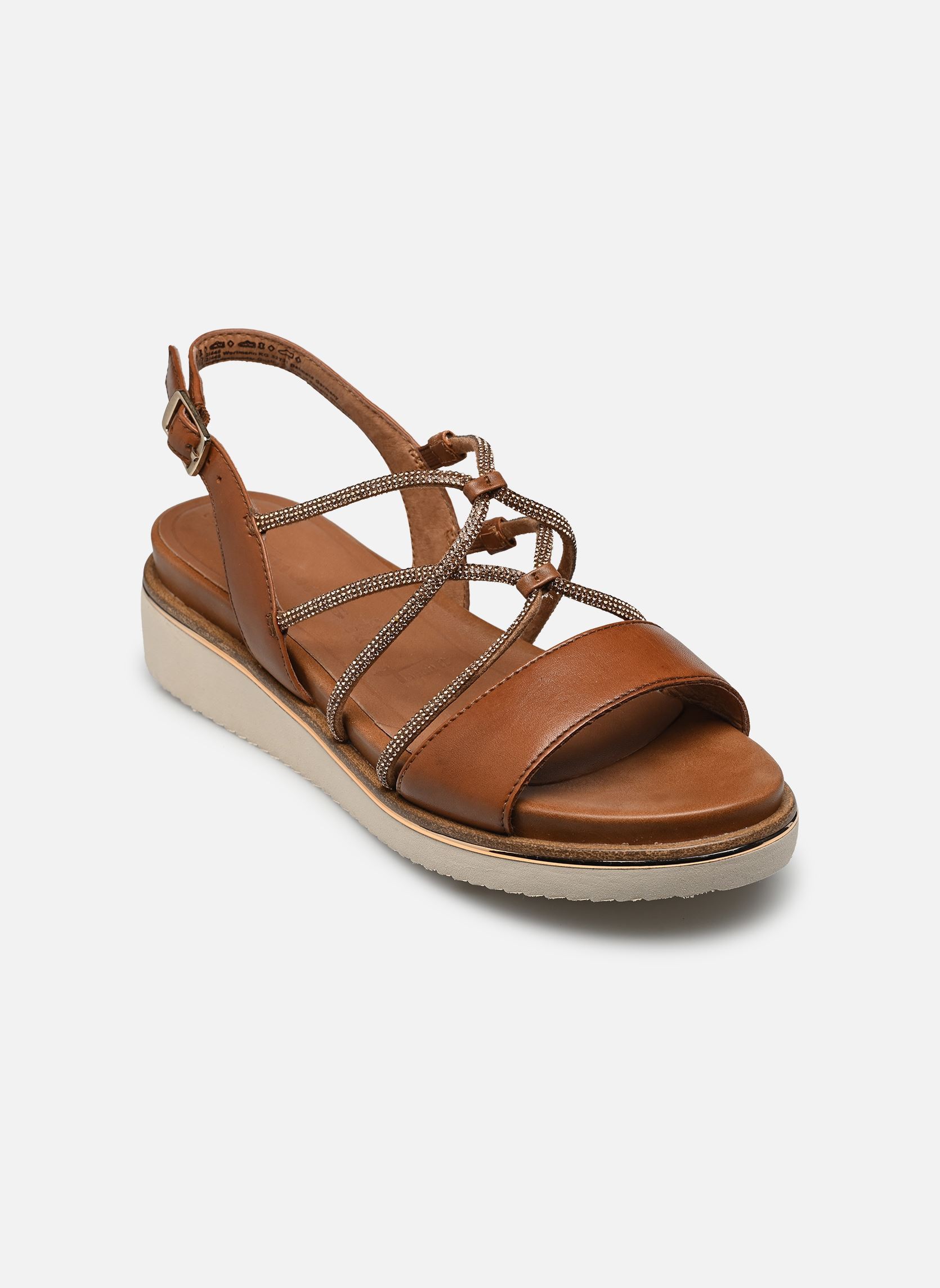 Sandali con zeppa e plateau 28257-42 donna marrone Tamaris Sandali con zeppa e plateau 28257-42 donna marrone NUT
