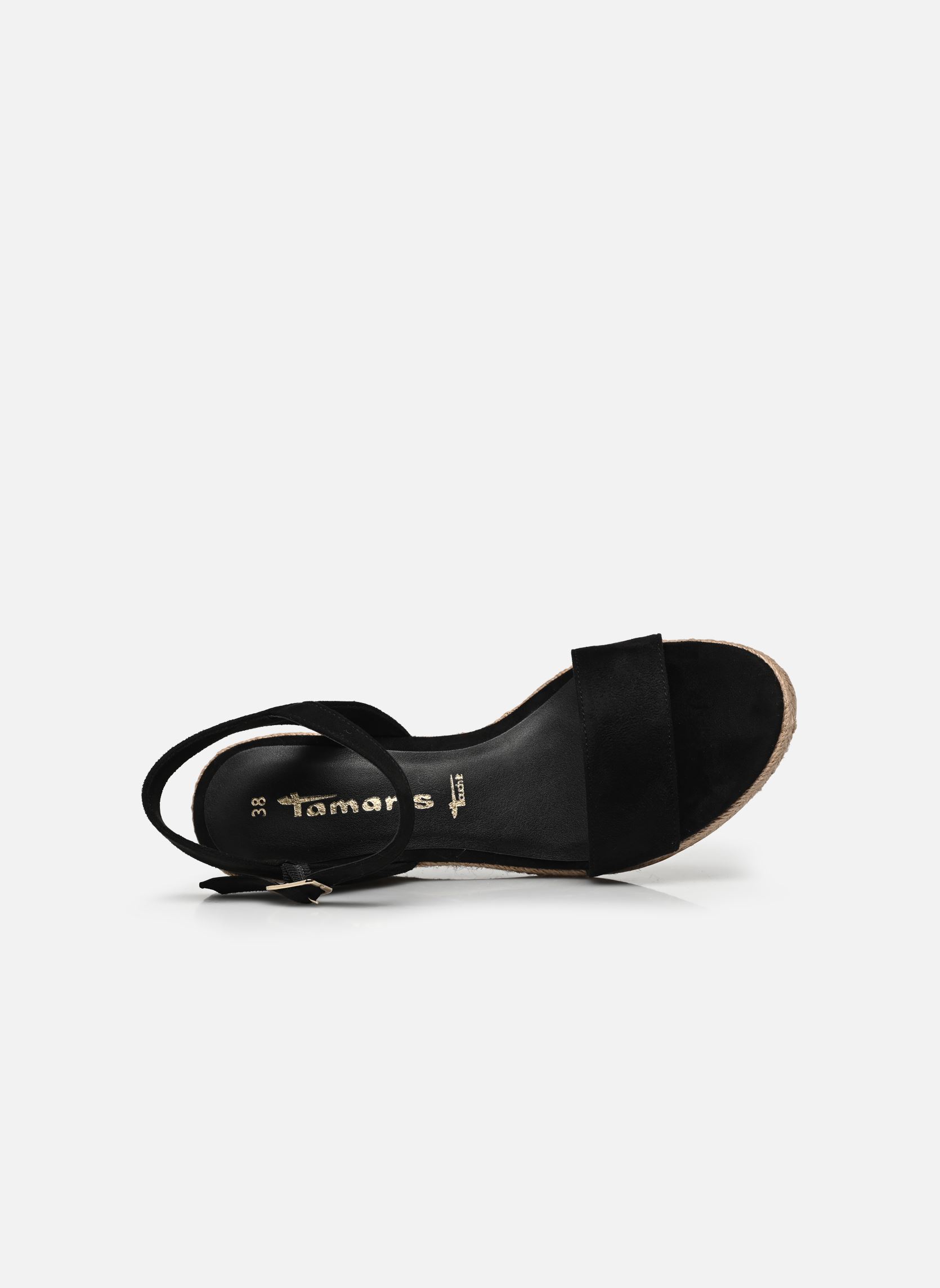 Sandales compensées et plateformes 28300-42 femme noir Tamaris Sandales compensées et plateformes 28300-42 femme noir BLACK