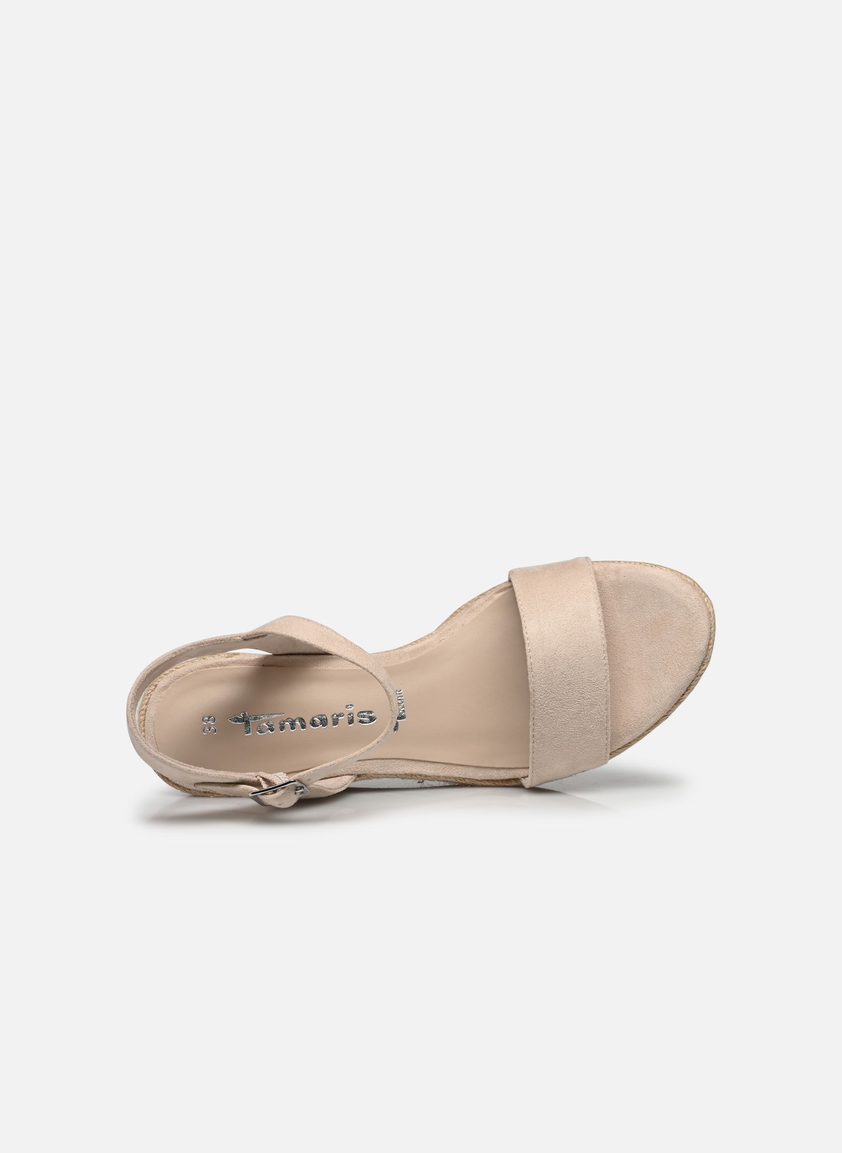 Keil- und Plateausandalen 28300-42 damen beige Tamaris Keil- und Plateausandalen 28300-42 damen beige NUDE