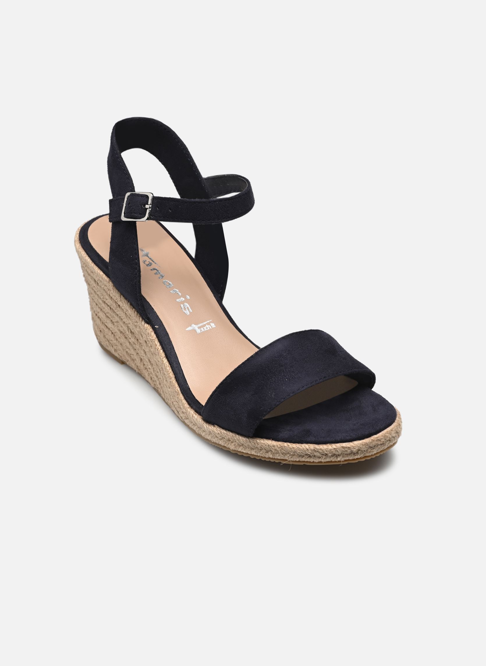 Sandales compensées et plateformes 28300-42 femme bleu Tamaris Sandales compensées et plateformes 28300-42 femme bleu NAVY