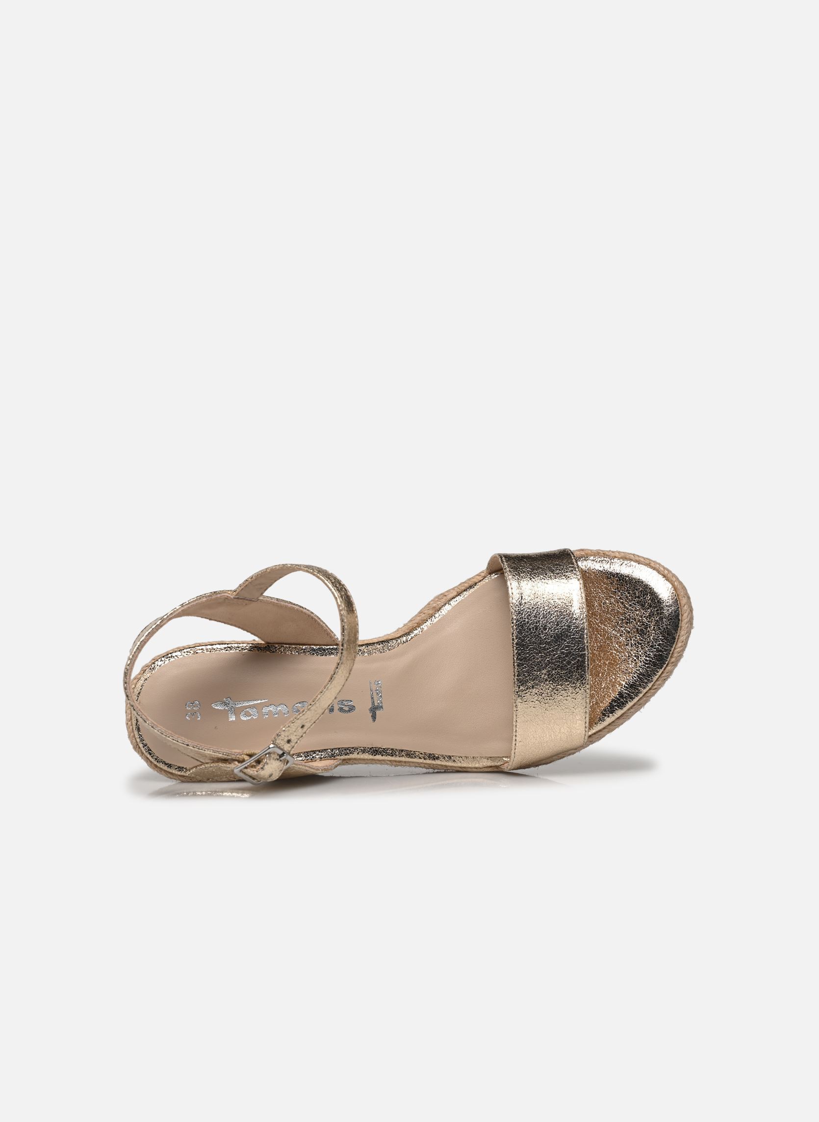 Sandali con zeppa e plateau 28300-42 donna oro e bronzo Tamaris Sandali con zeppa e plateau 28300-42 donna oro e bronzo LIGHT GOLD