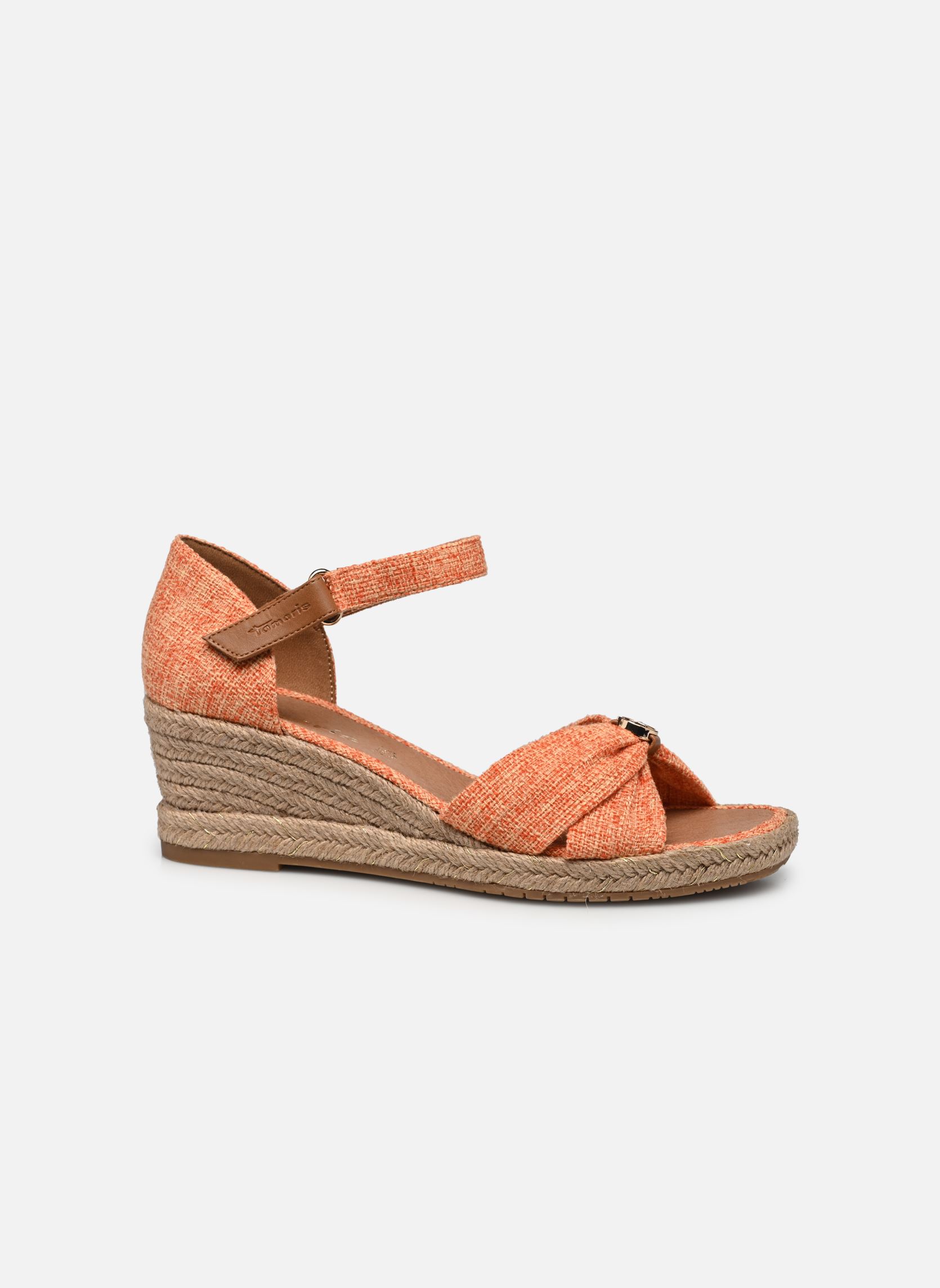 Sandales compensées et plateformes 28357-42 femme orange Tamaris Sandales compensées et plateformes 28357-42 femme orange ORANGE