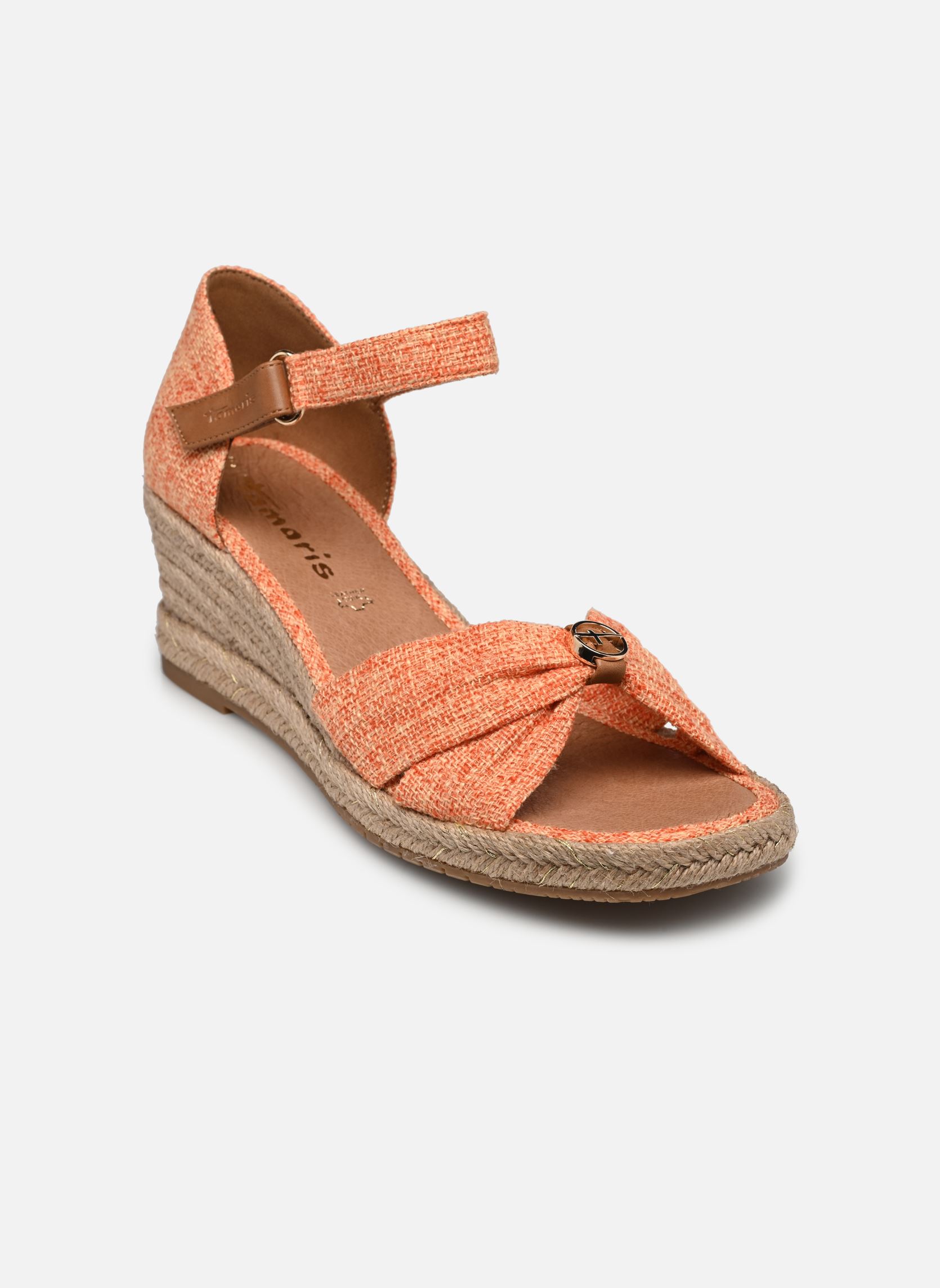 Sandales compensées et plateformes 28357-42 femme orange Tamaris Sandales compensées et plateformes 28357-42 femme orange ORANGE