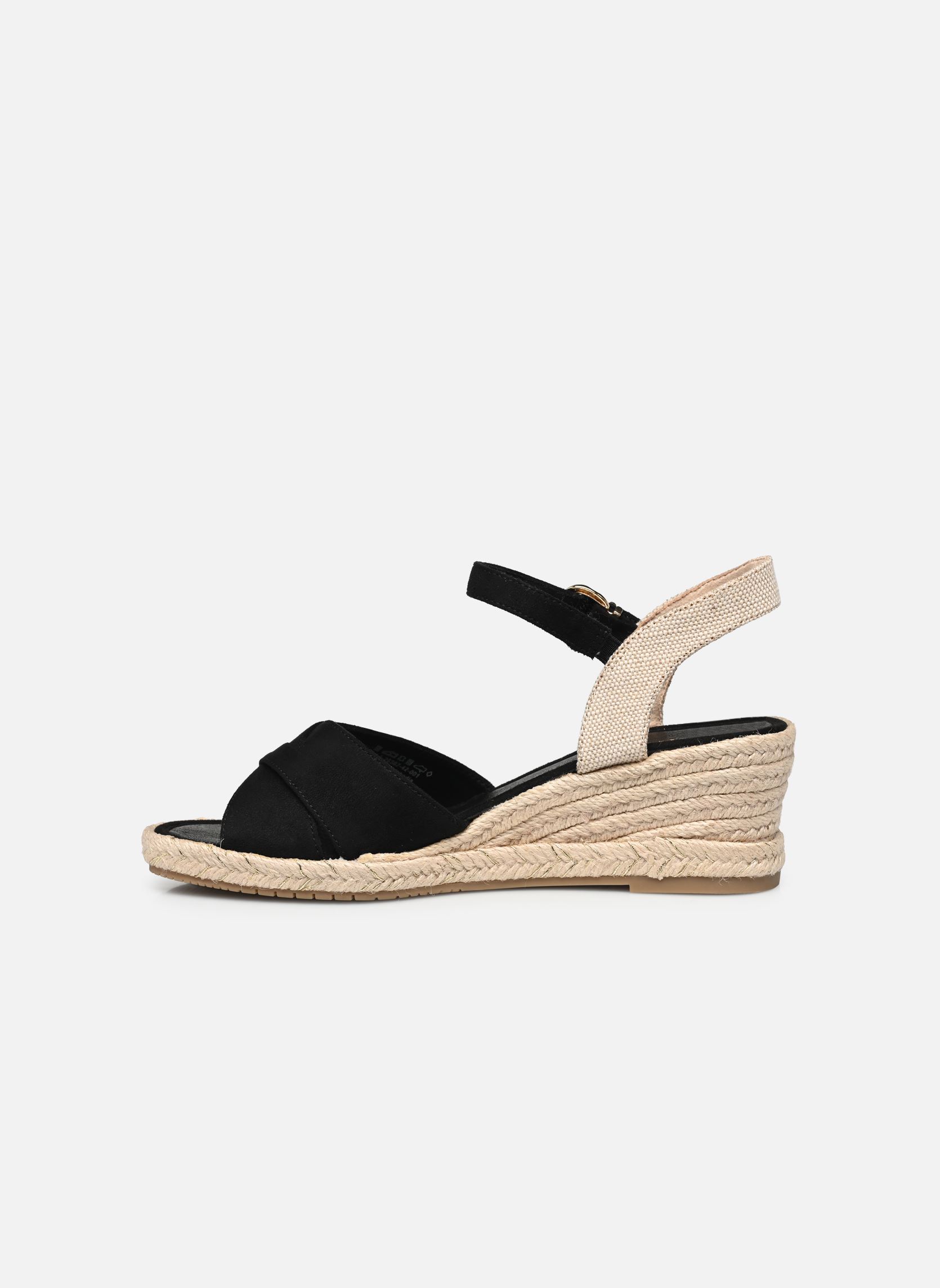 Sandales compensées et plateformes 28367-42 femme noir Tamaris Sandales compensées et plateformes 28367-42 femme noir BLACK