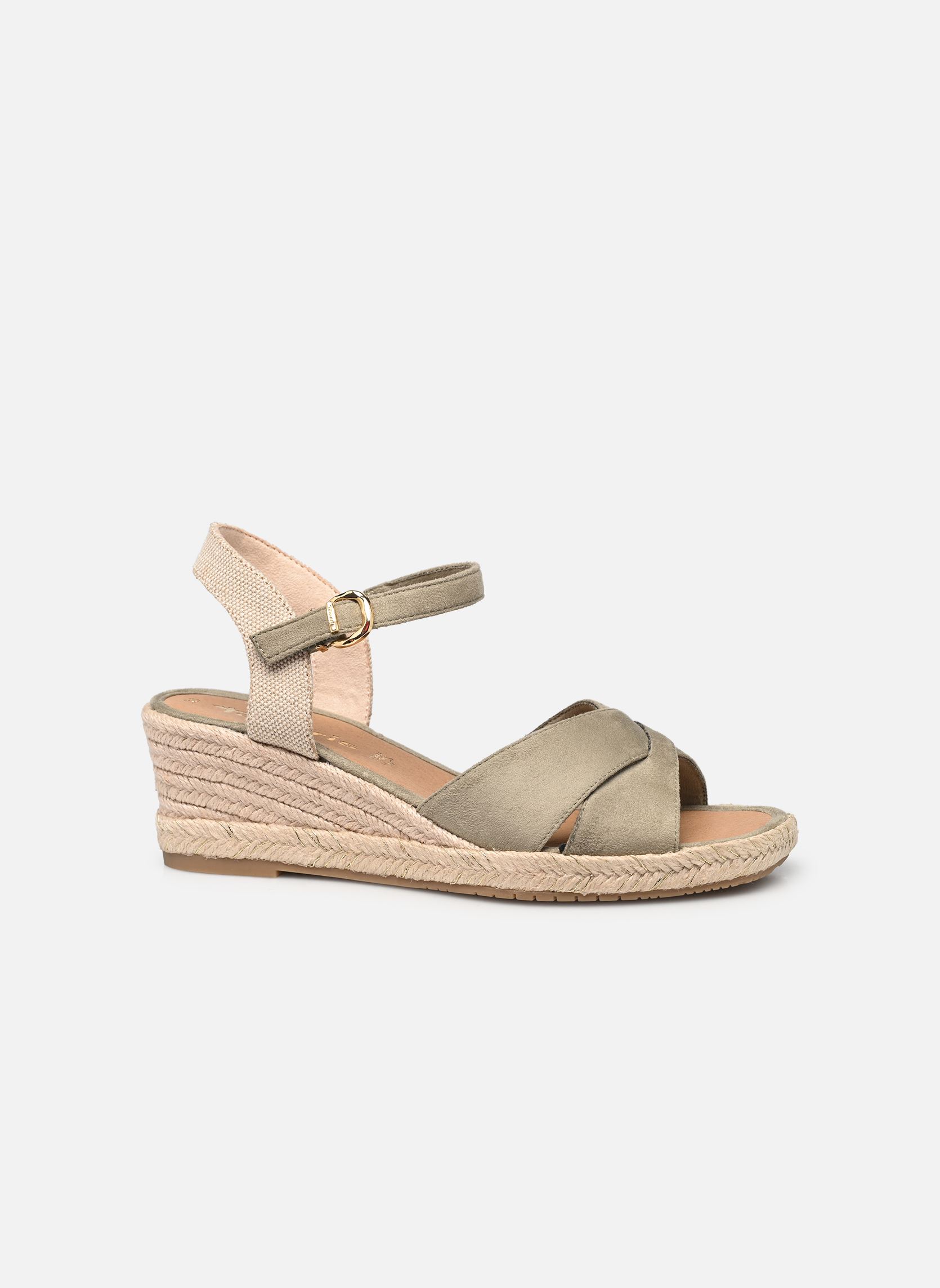 Sandalias y plataformas de cuña 28367-42 mujer verde Tamaris Sandalias y plataformas de cuña 28367-42 mujer verde Pistacchio