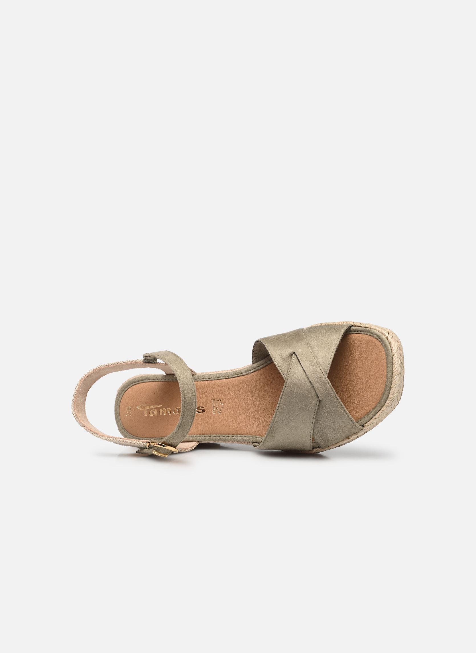 Sandalias y plataformas de cuña 28367-42 mujer verde Tamaris Sandalias y plataformas de cuña 28367-42 mujer verde Pistacchio
