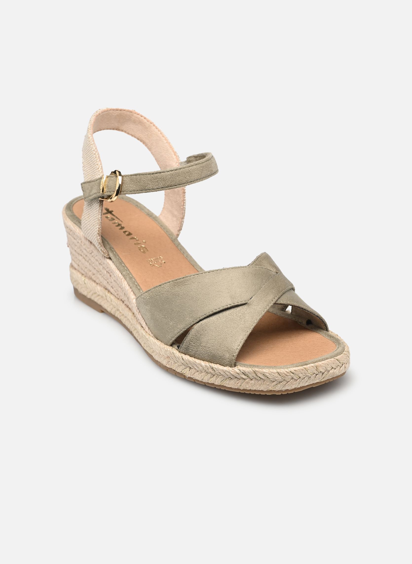 Sandalias y plataformas de cuña 28367-42 mujer verde Tamaris Sandalias y plataformas de cuña 28367-42 mujer verde Pistacchio