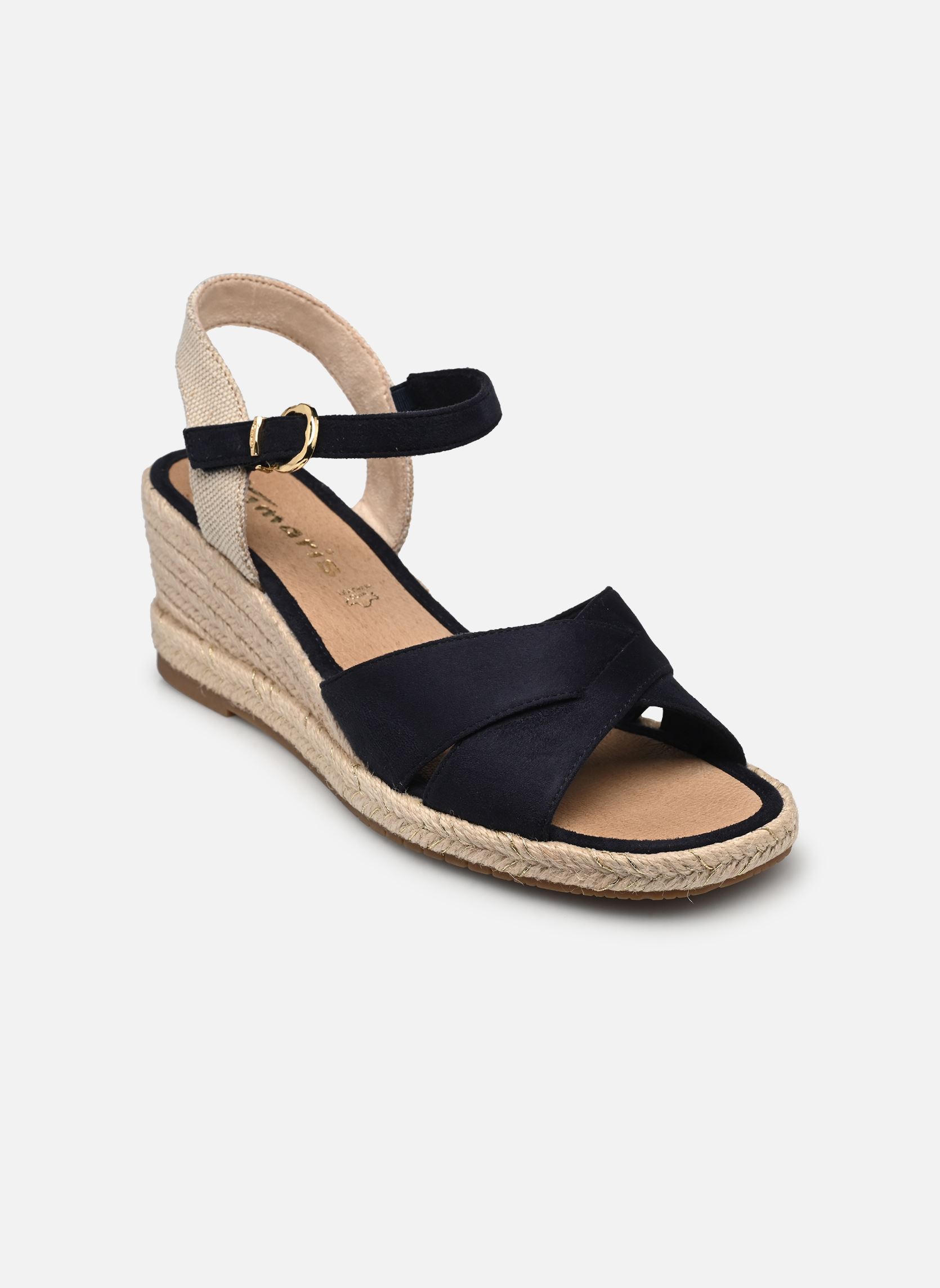 Sandali con zeppa e plateau 28367-42 donna blu Tamaris Sandali con zeppa e plateau 28367-42 donna blu Navy