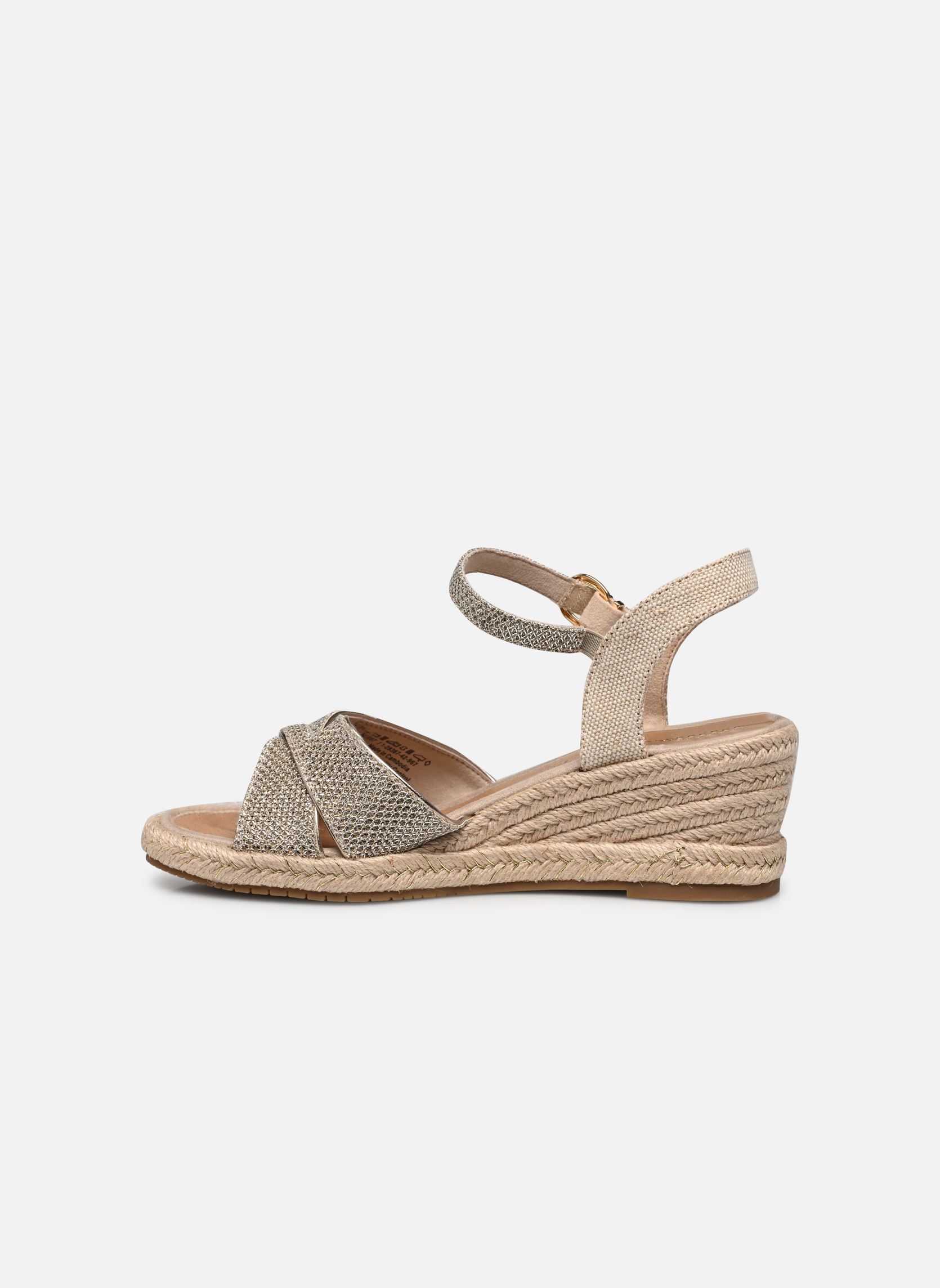 Sandali con zeppa e plateau 28367-42 donna oro e bronzo Tamaris Sandali con zeppa e plateau 28367-42 donna oro e bronzo LT.GOLD GLAM