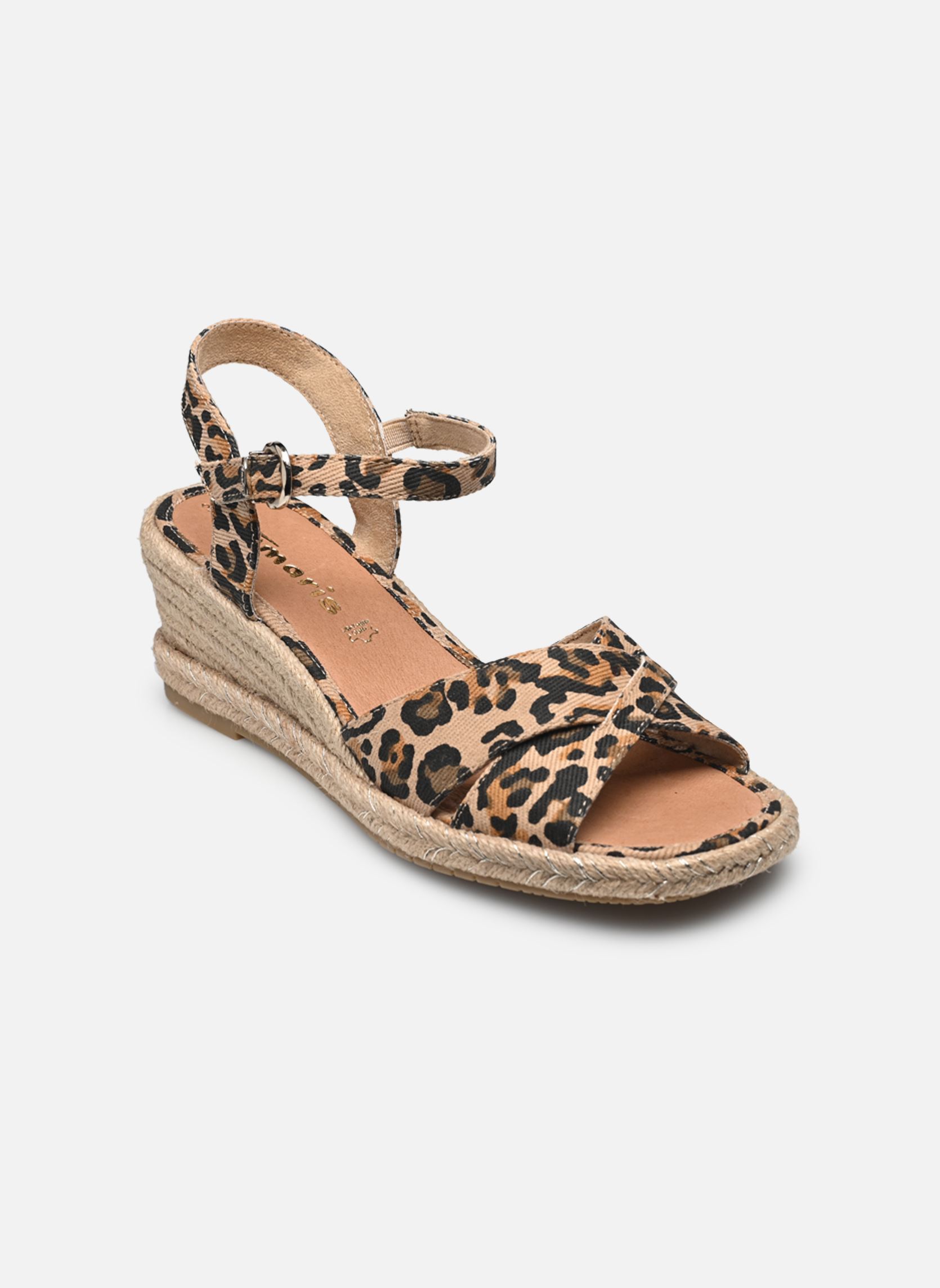 Sandales compensées et plateformes 28367-42 femme marron Tamaris Sandales compensées et plateformes 28367-42 femme marron LEOPARD