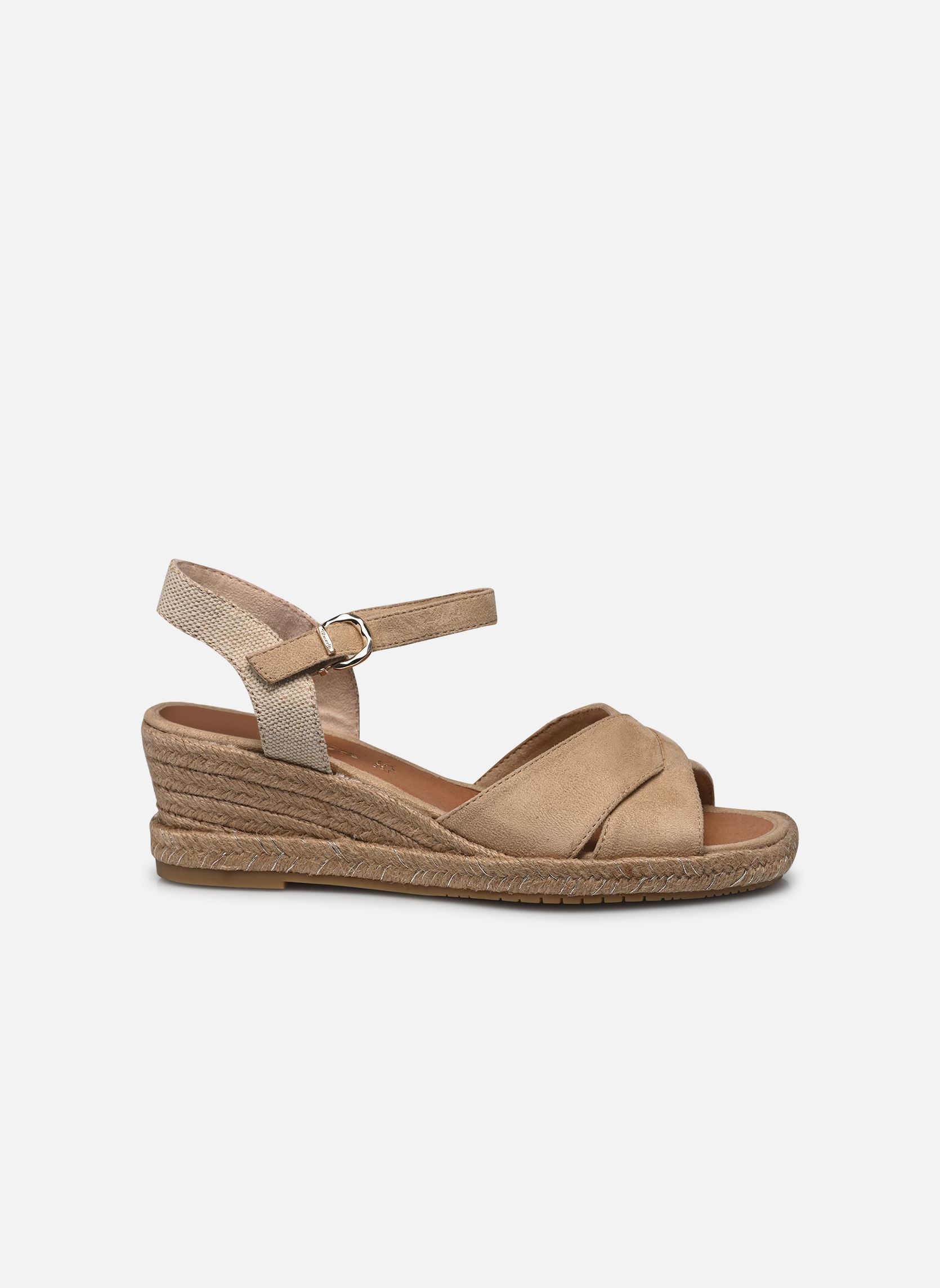 Sandales compensées et plateformes 28367-42 femme marron Tamaris Sandales compensées et plateformes 28367-42 femme marron TAN