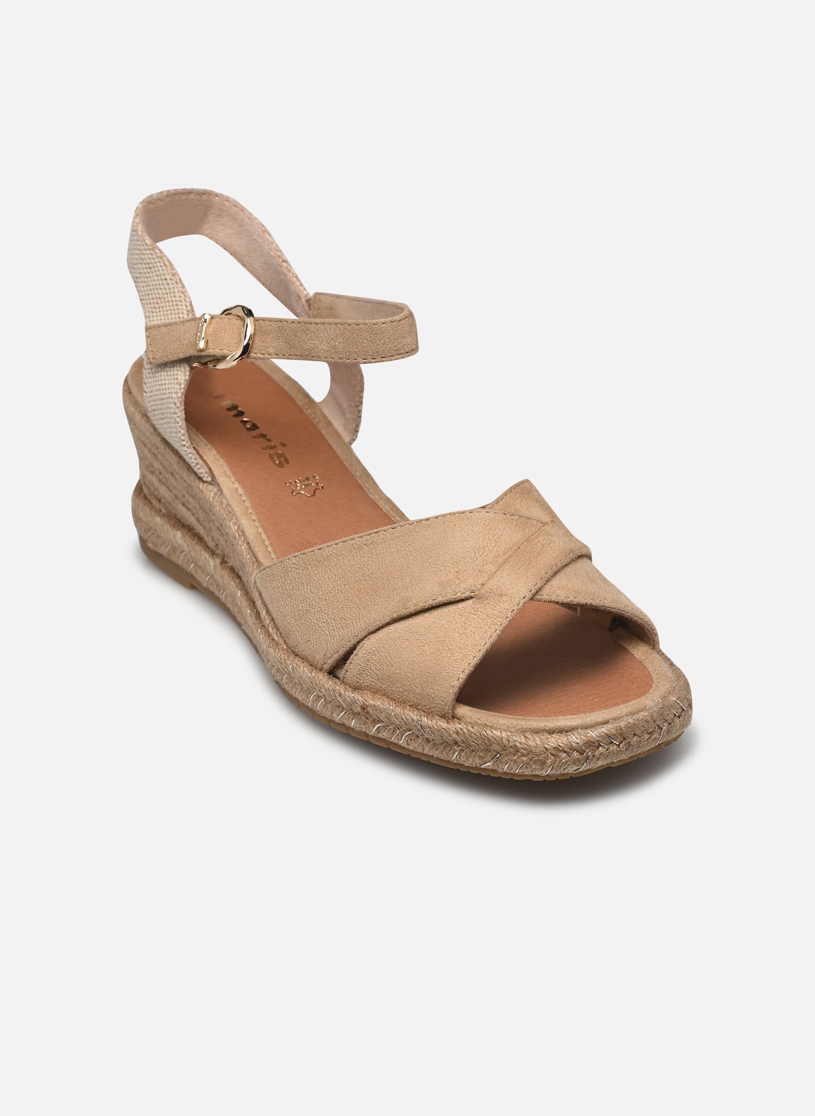 Sandales compensées et plateformes 28367-42 femme marron Tamaris Sandales compensées et plateformes 28367-42 femme marron TAN