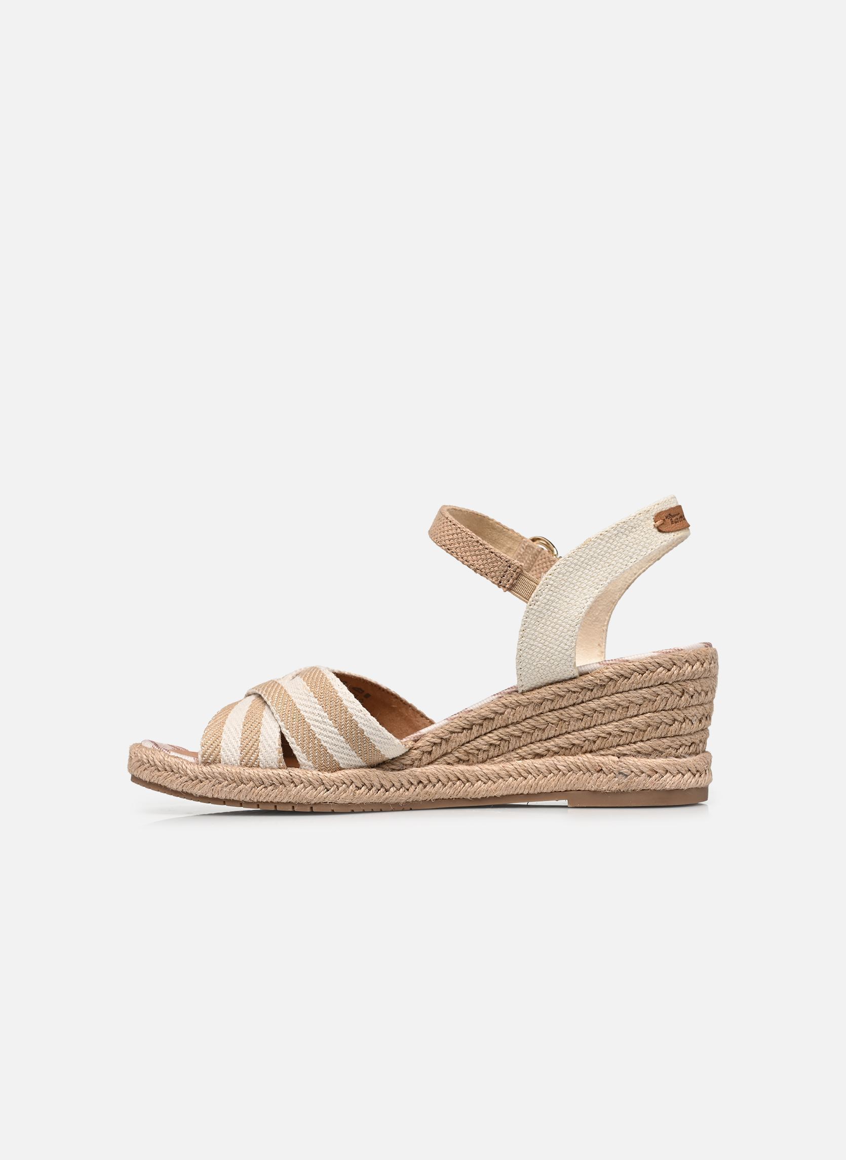 Sandales compensées et plateformes 28367-42 femme marron Tamaris Sandales compensées et plateformes 28367-42 femme marron TAN COMB