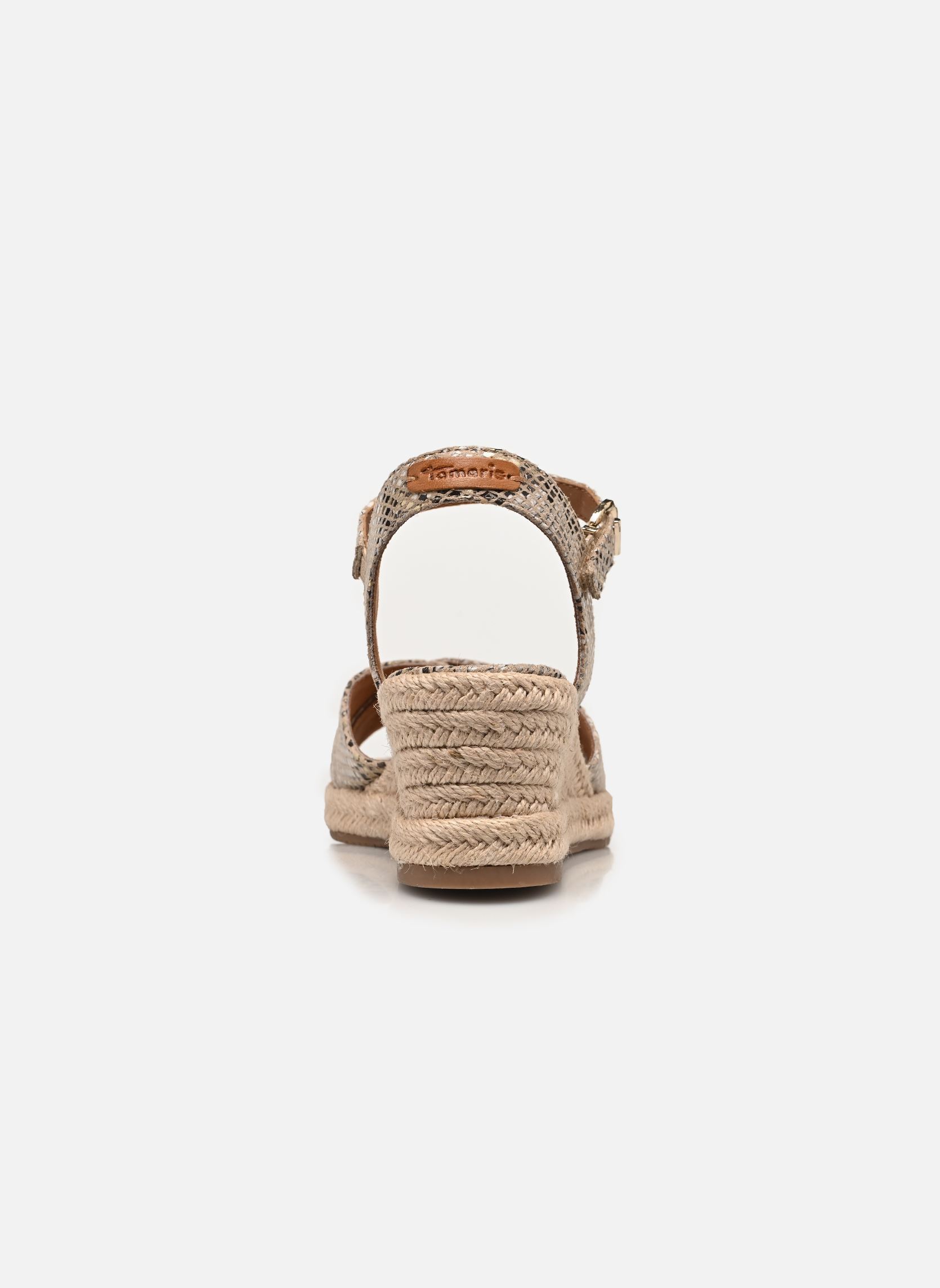 Keil- und Plateausandalen 28367-42 damen beige Tamaris Keil- und Plateausandalen 28367-42 damen beige BEIGE SNAKE