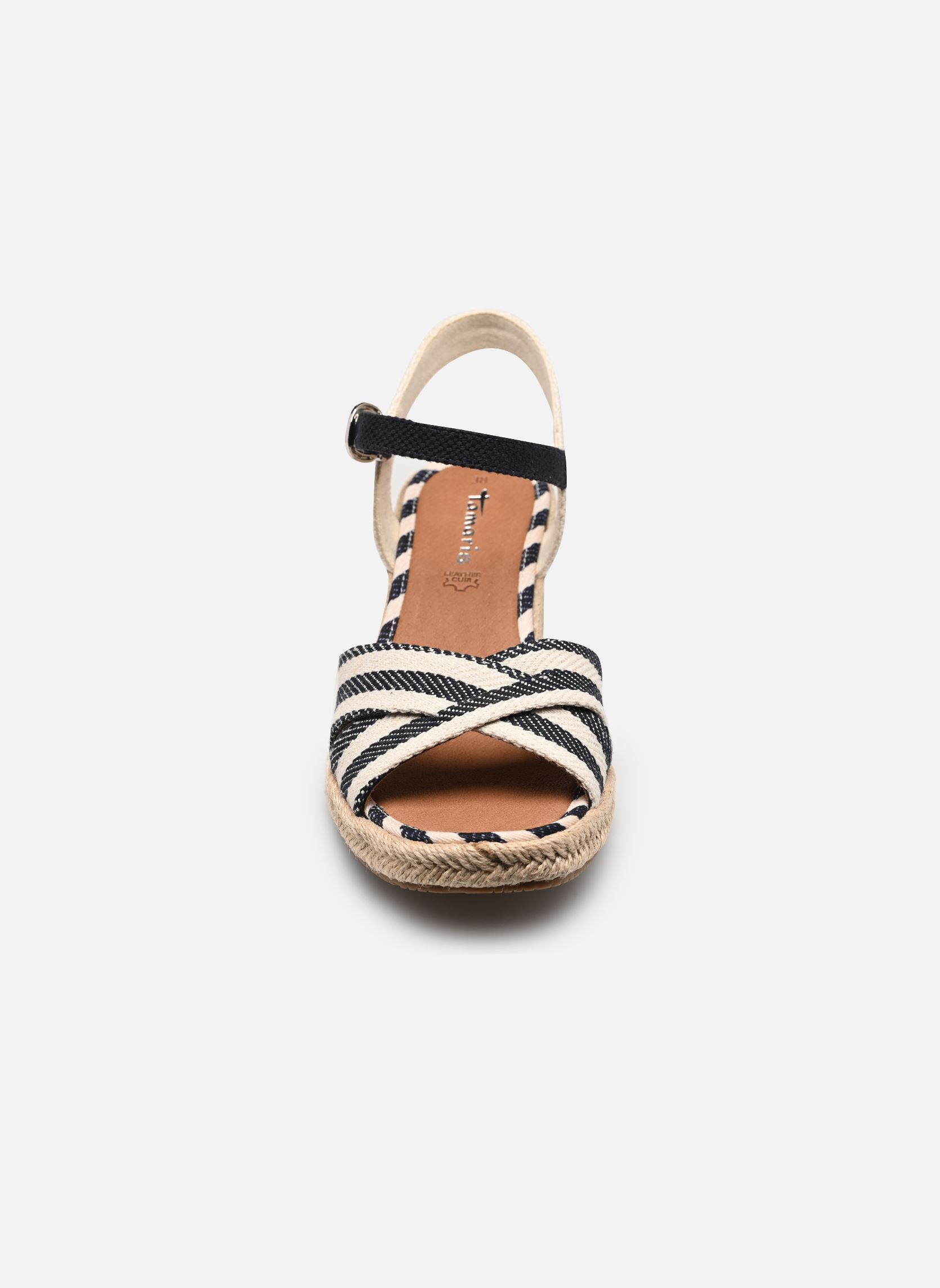 Sandalen met sleehak en plateau 28367-42 dames blauw Tamaris Sandalen met sleehak en plateau 28367-42 dames blauw BLUE COMB
