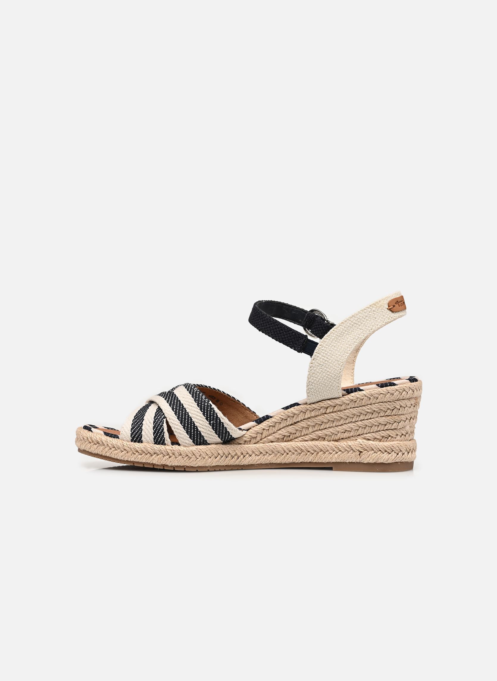Sandalen met sleehak en plateau 28367-42 dames blauw Tamaris Sandalen met sleehak en plateau 28367-42 dames blauw BLUE COMB