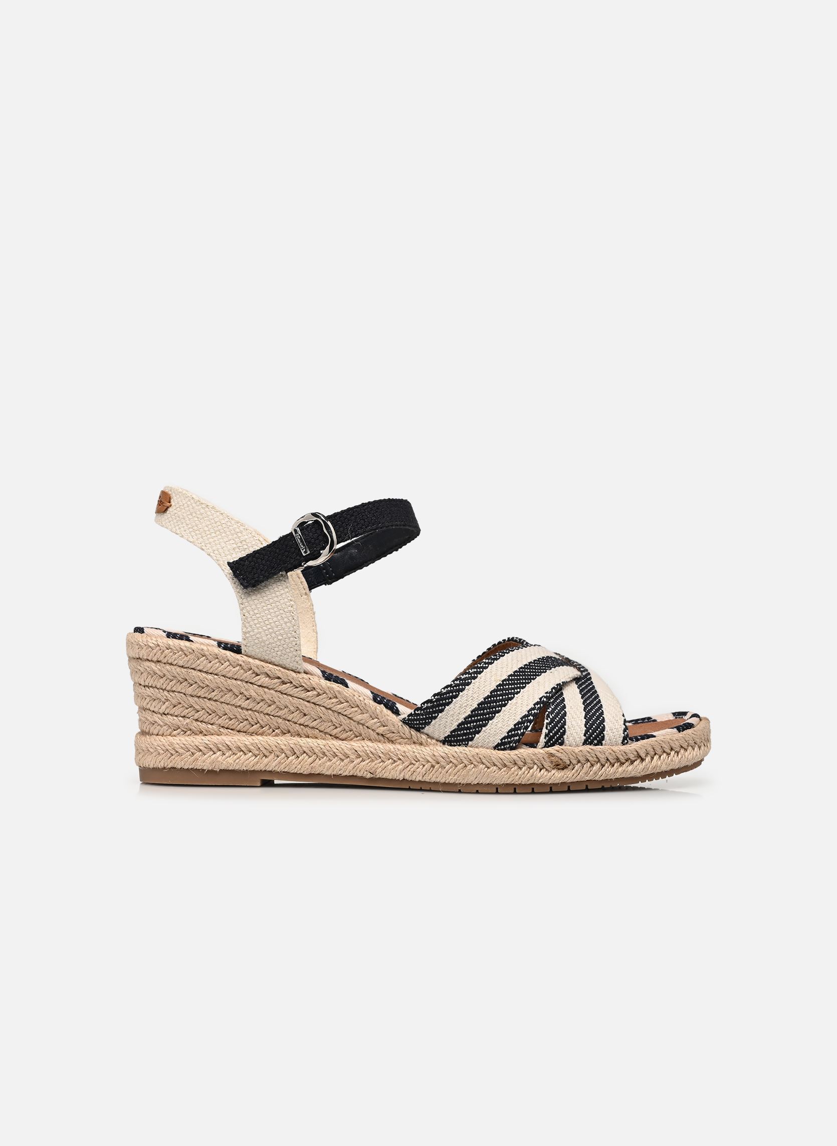 Sandalen met sleehak en plateau 28367-42 dames blauw Tamaris Sandalen met sleehak en plateau 28367-42 dames blauw BLUE COMB