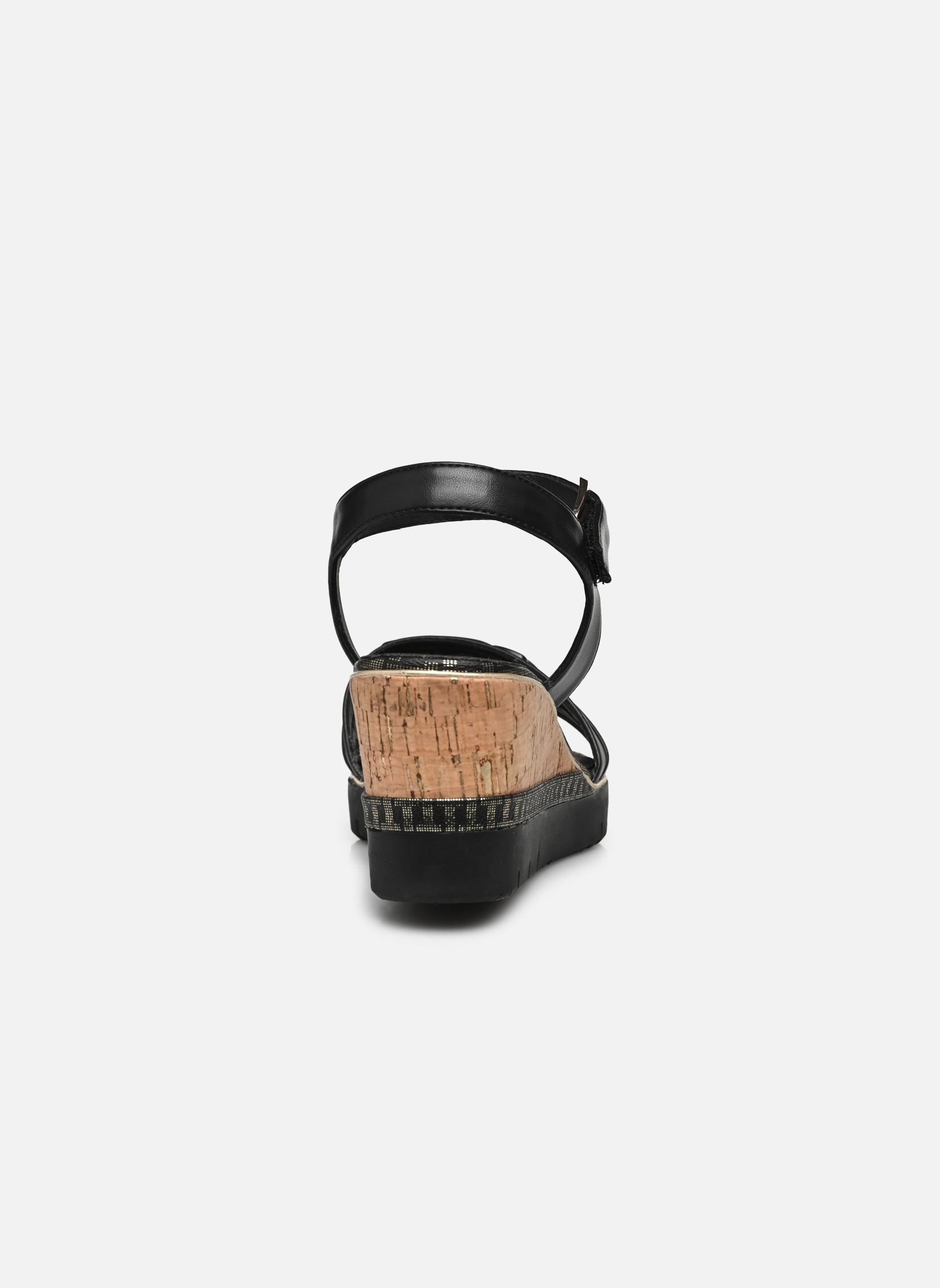 Sandali con zeppa e plateau 28702-42 donna nero Tamaris Sandali con zeppa e plateau 28702-42 donna nero Black