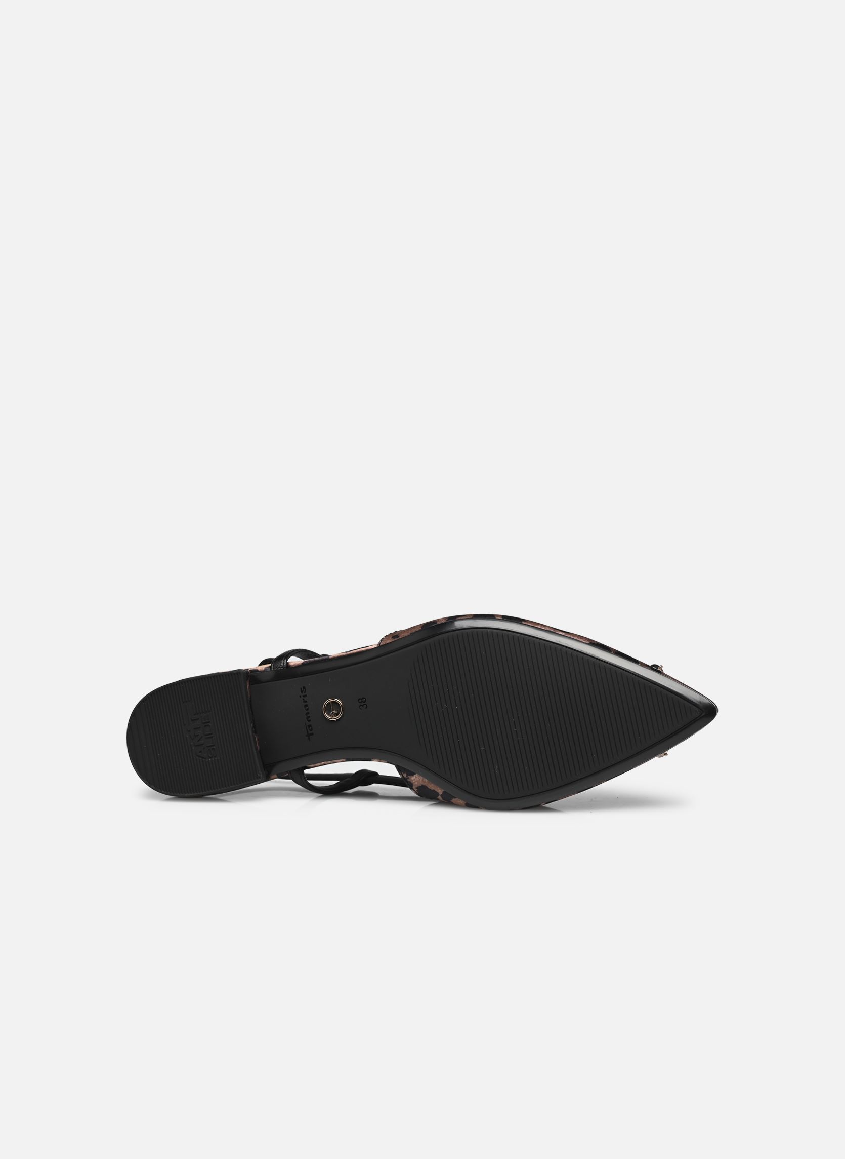 Tamaris 1-29403-42 Bailarinas Para Mujer En Naranja De Piel Vegana